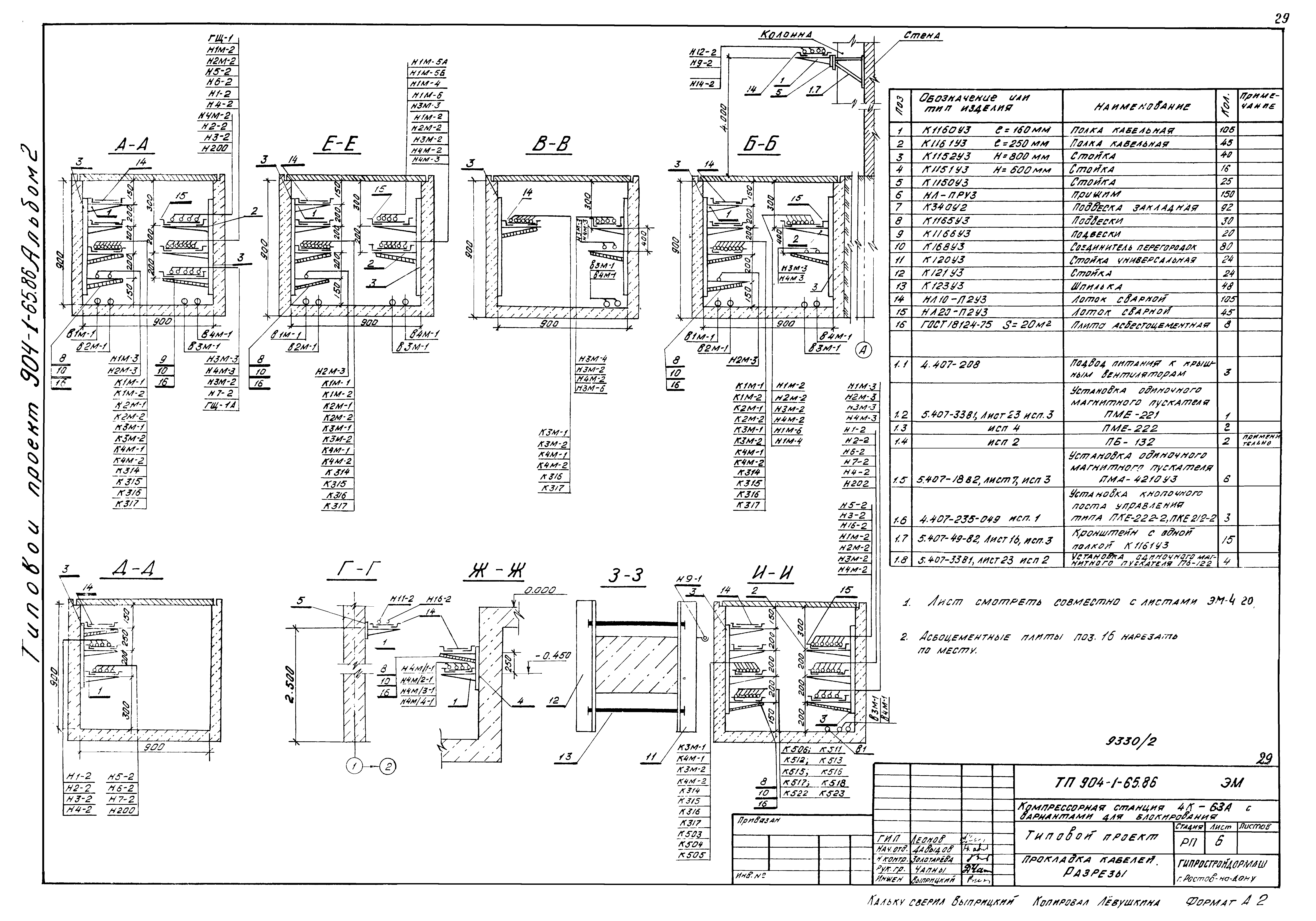 Типовой проект 904-1-65.86