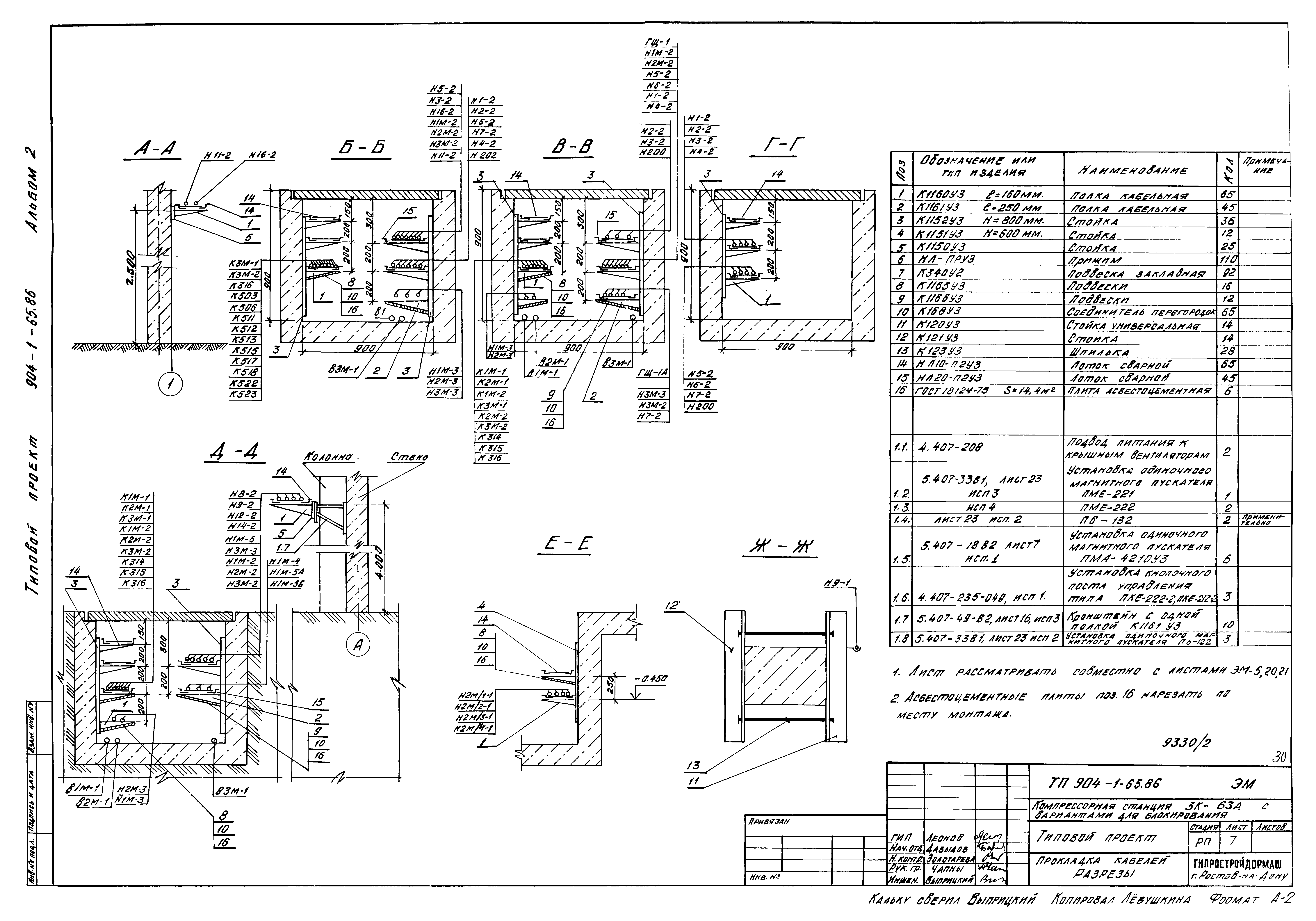 Типовой проект 904-1-65.86