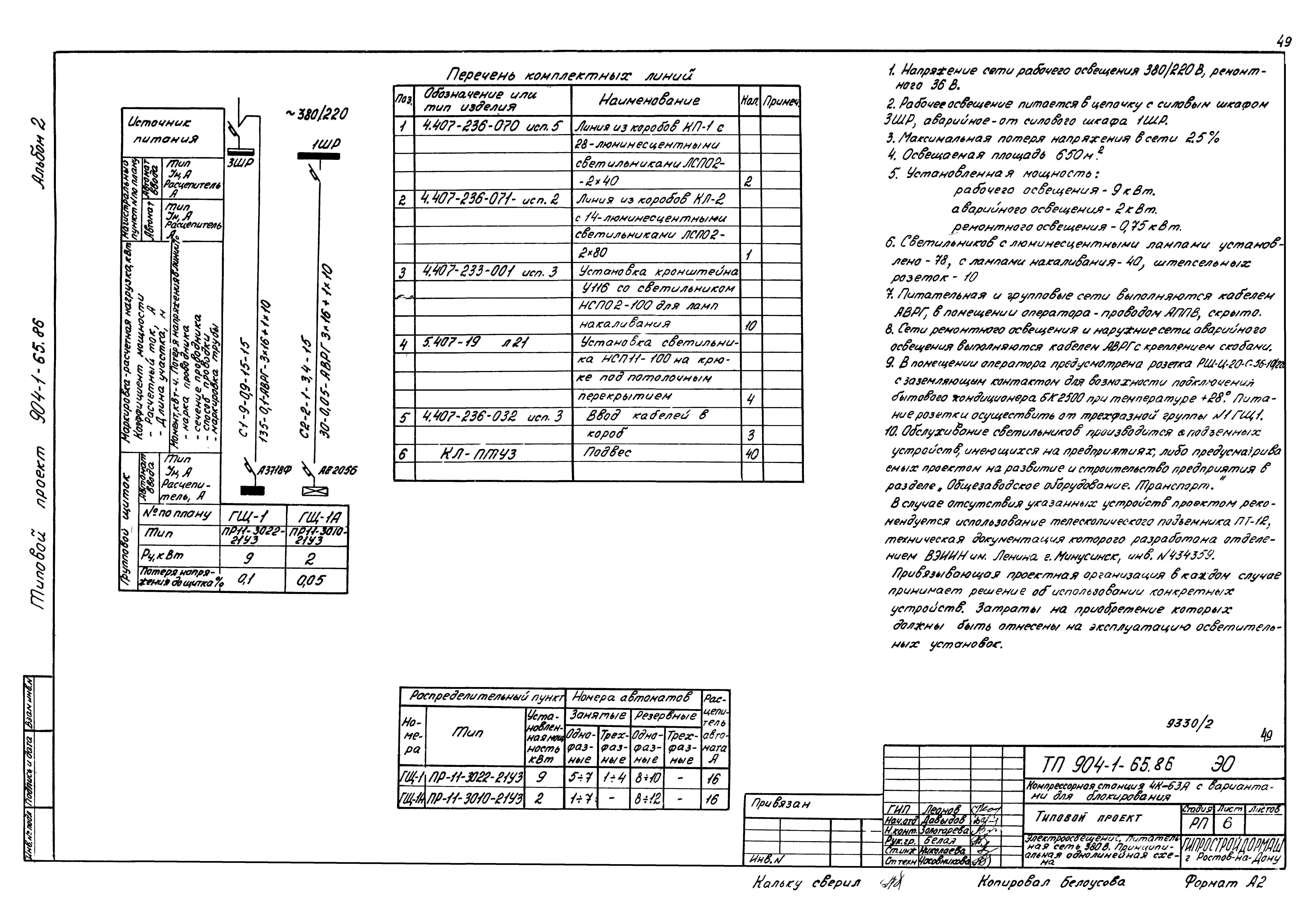Типовой проект 904-1-65.86