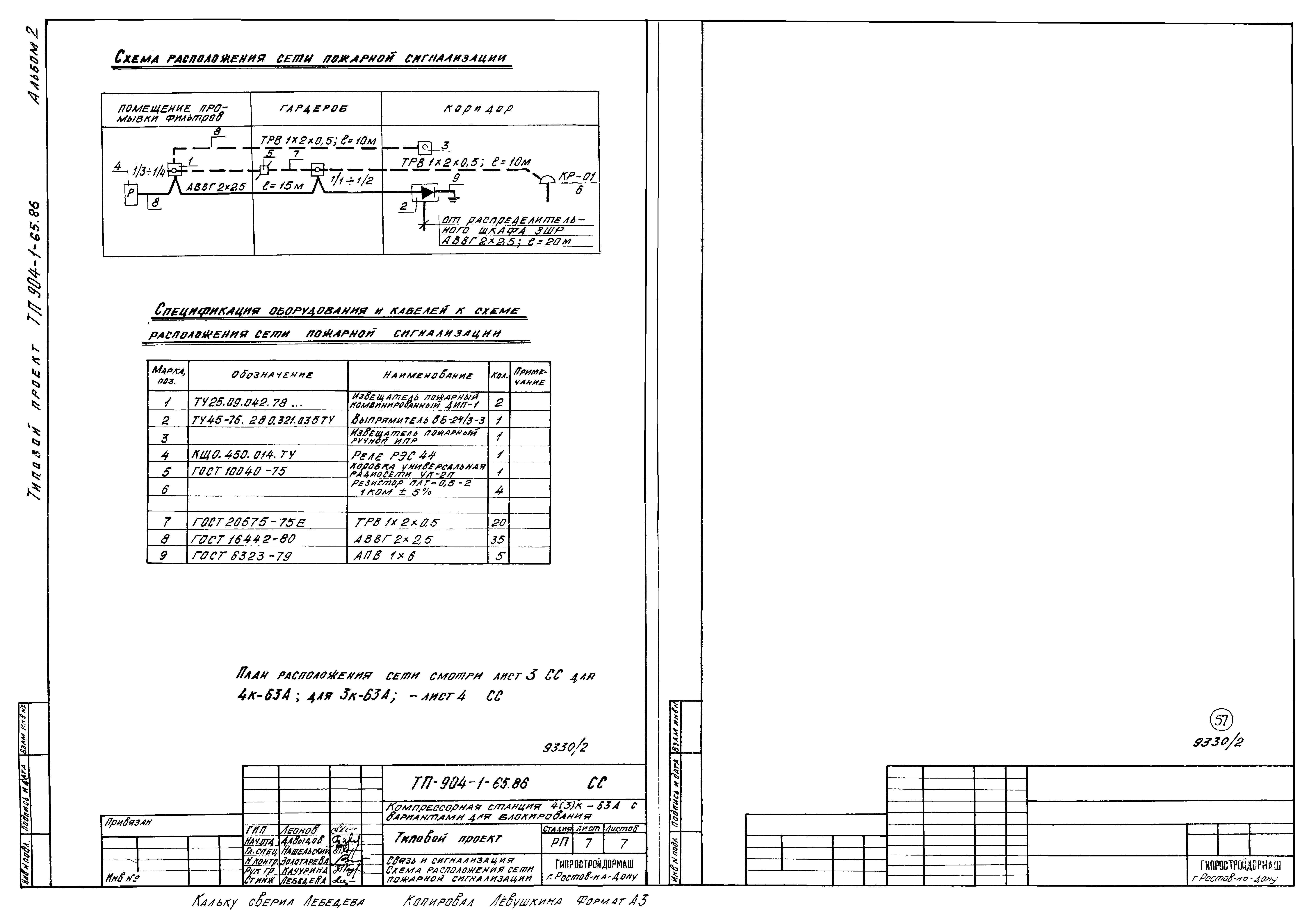 Типовой проект 904-1-65.86