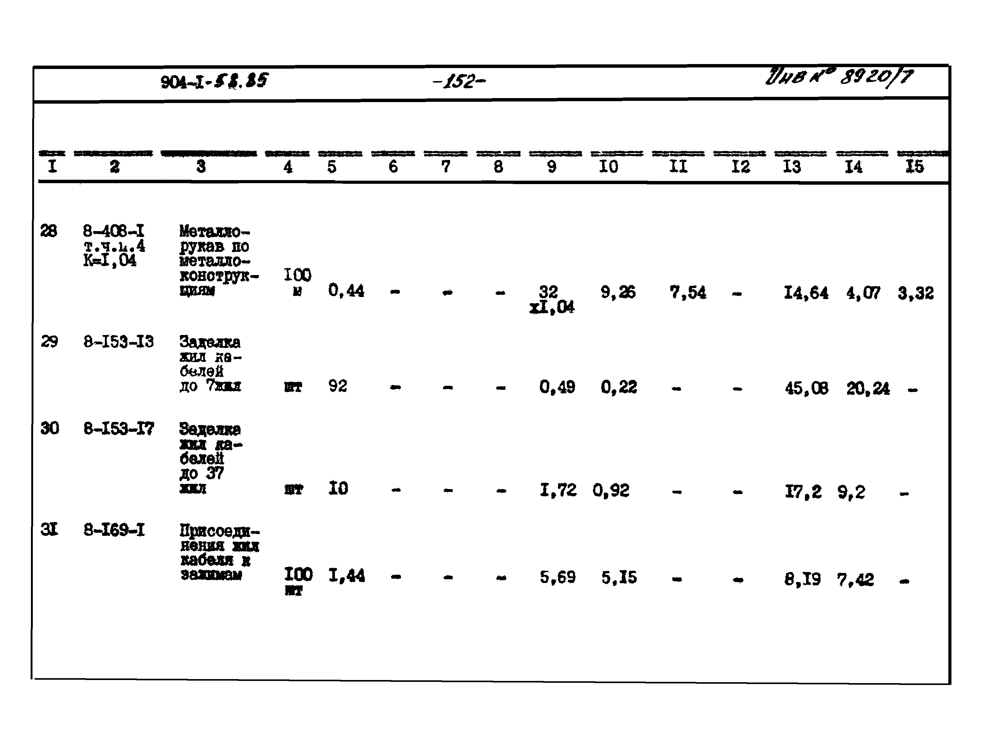 Типовой проект 904-1-58.85
