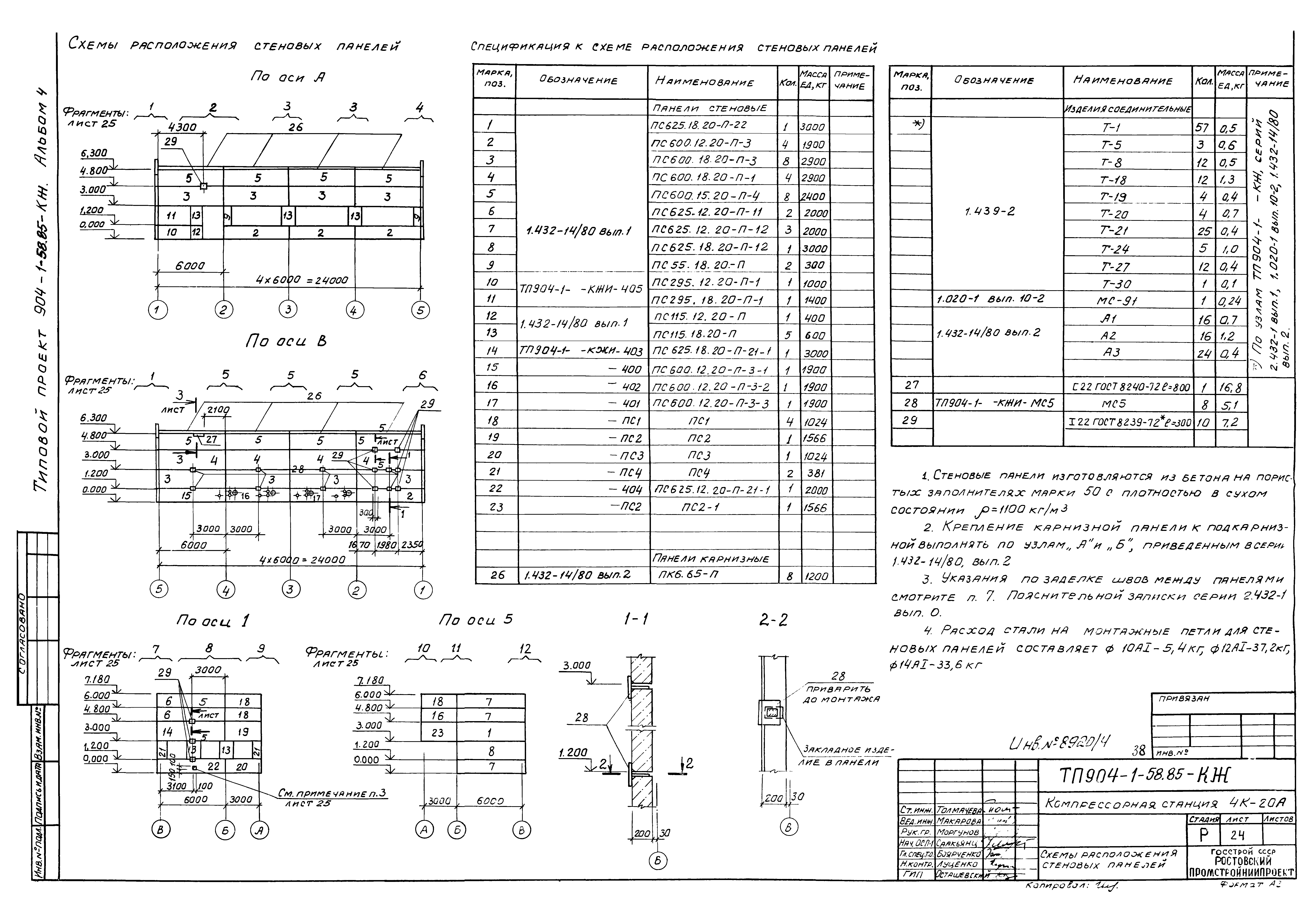 Типовой проект 904-1-58.85
