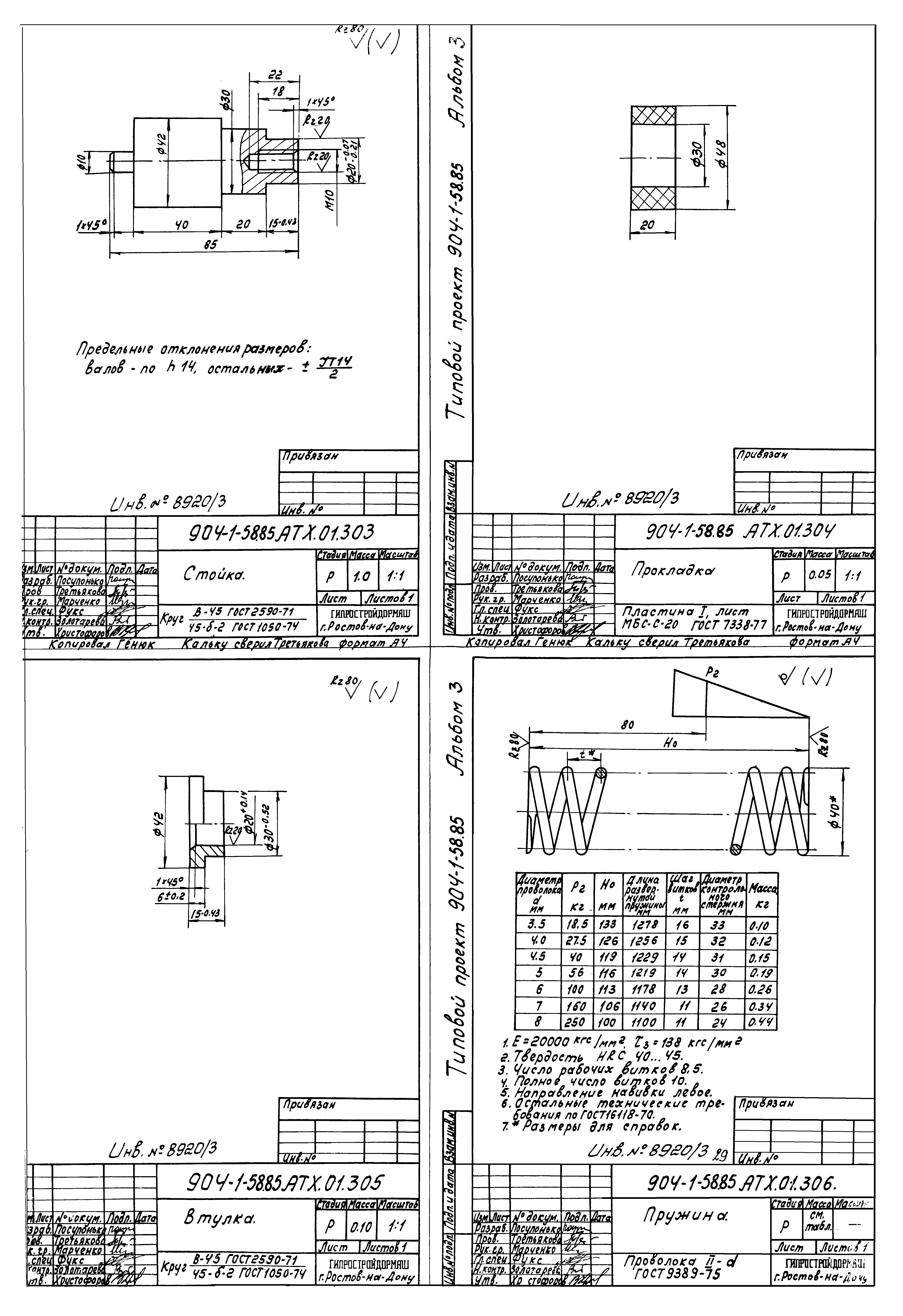 Типовой проект 904-1-58.85