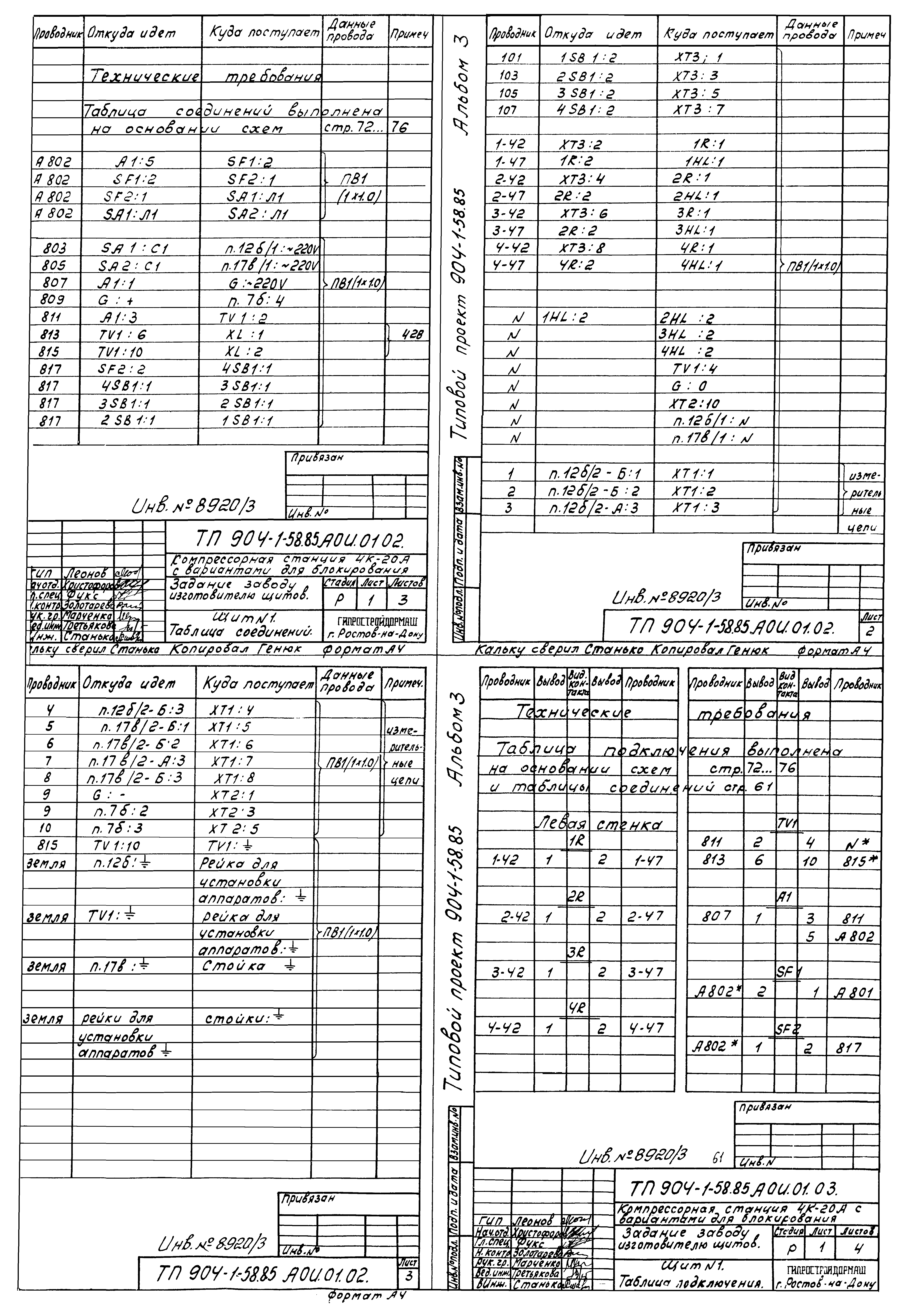 Типовой проект 904-1-58.85