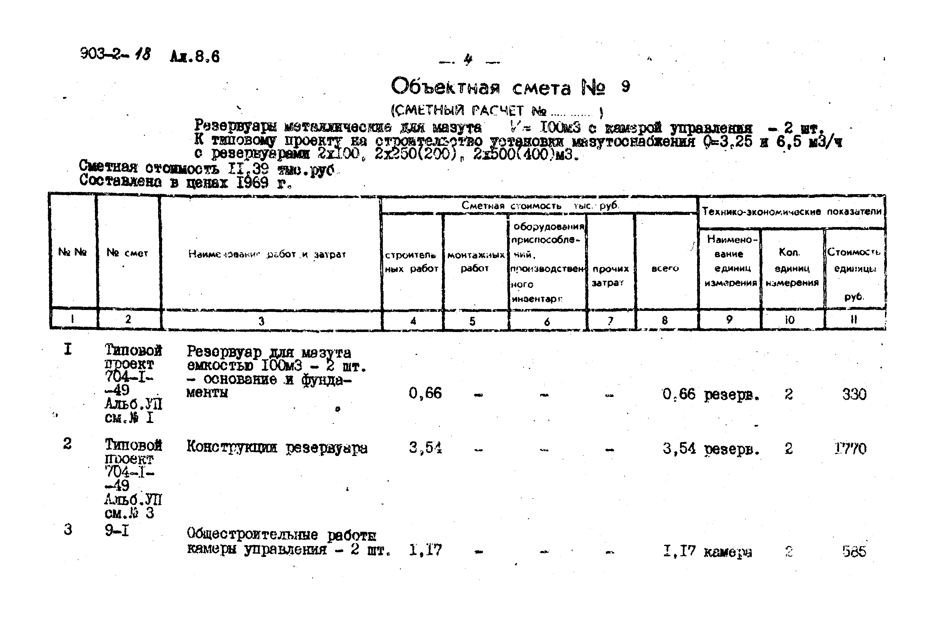 Типовой проект 903-2-18