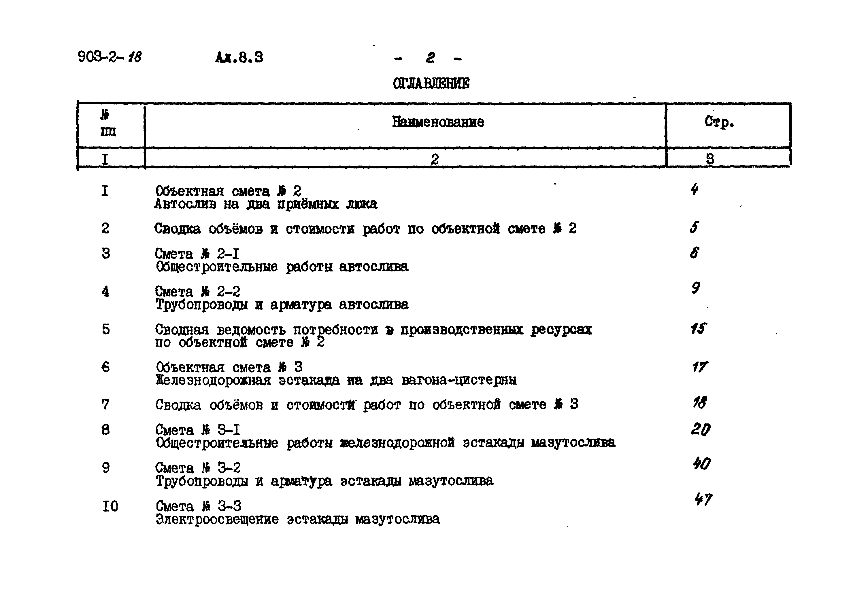 Типовой проект 903-2-18