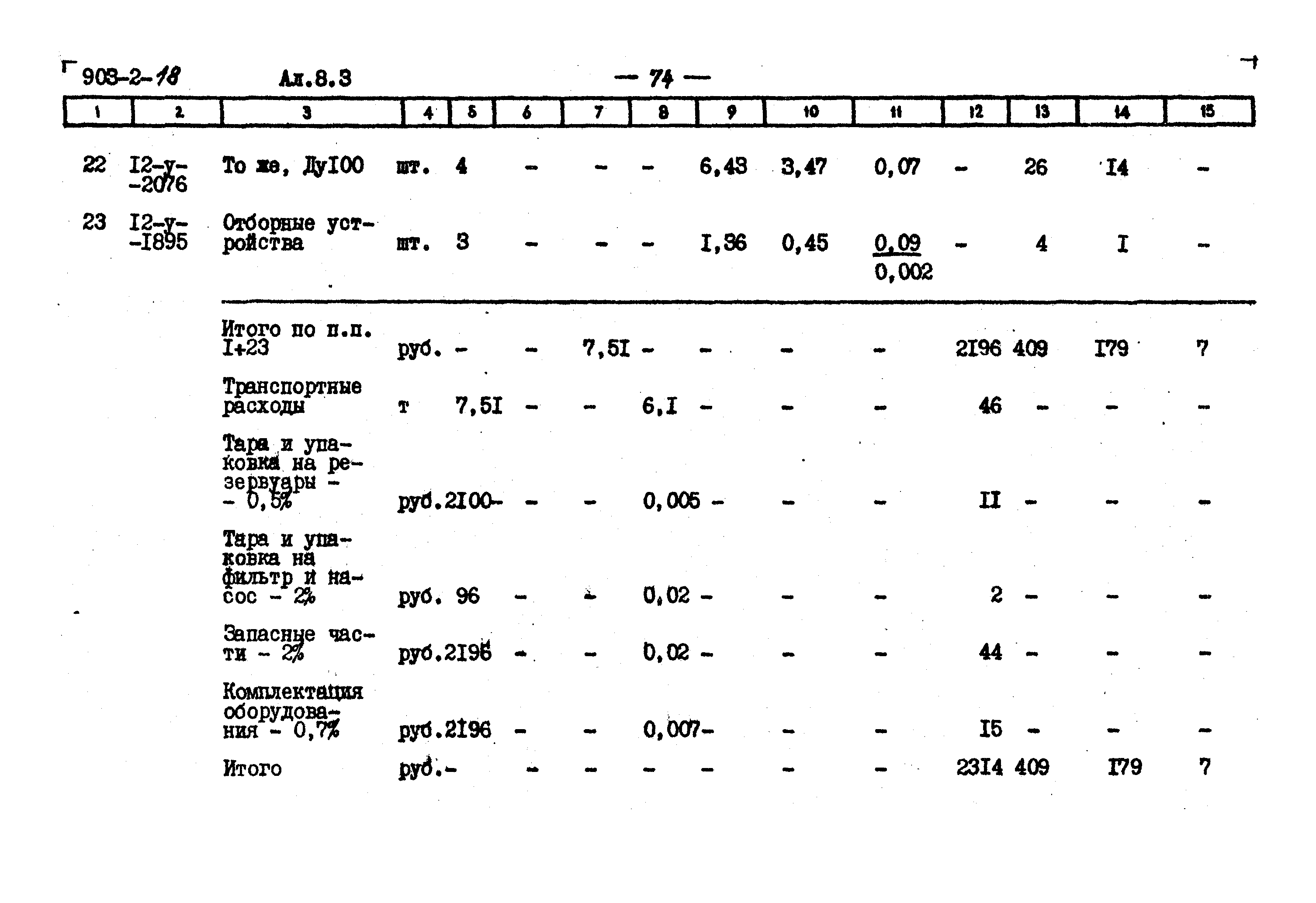 Типовой проект 903-2-18