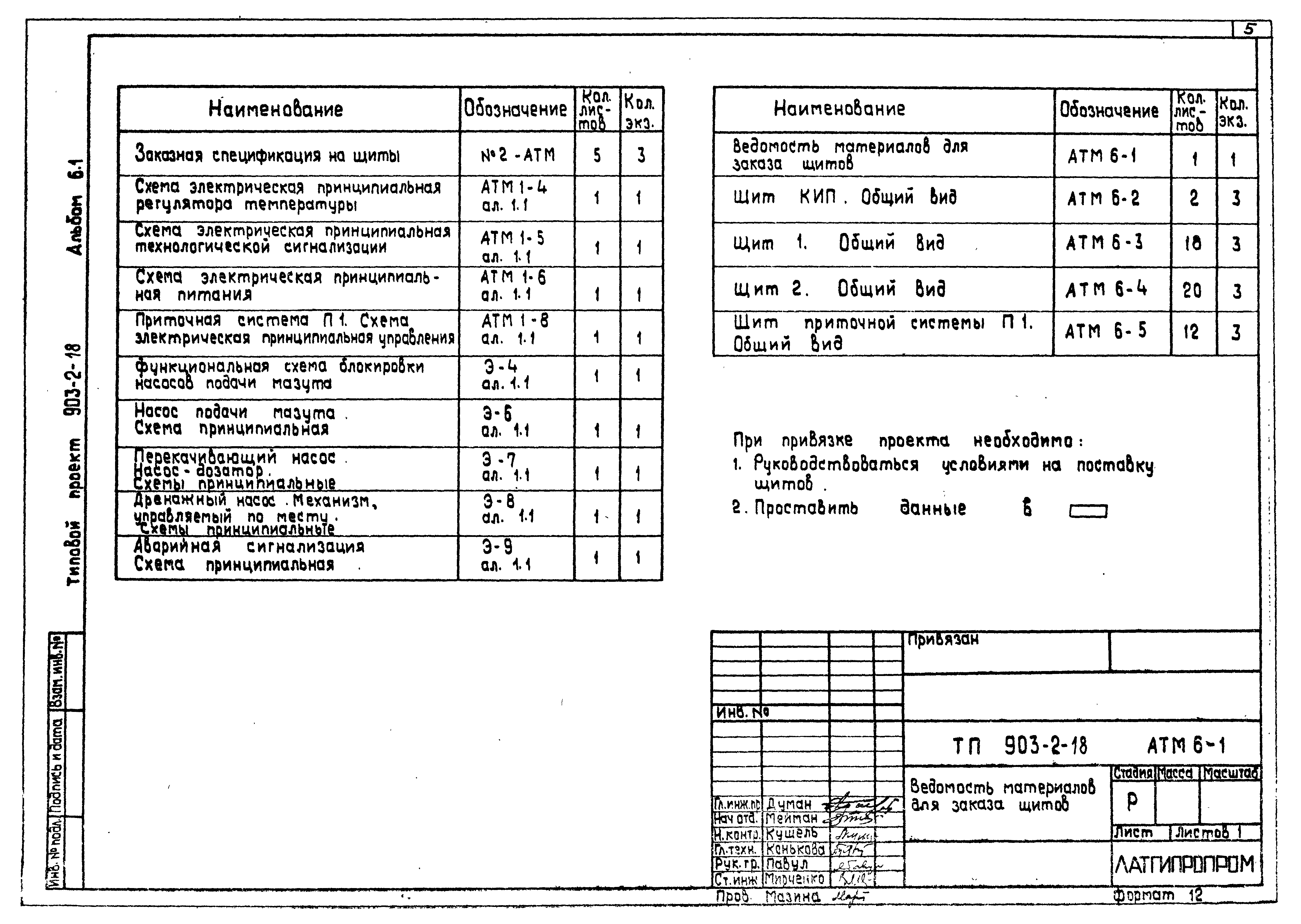 Типовой проект 903-2-18