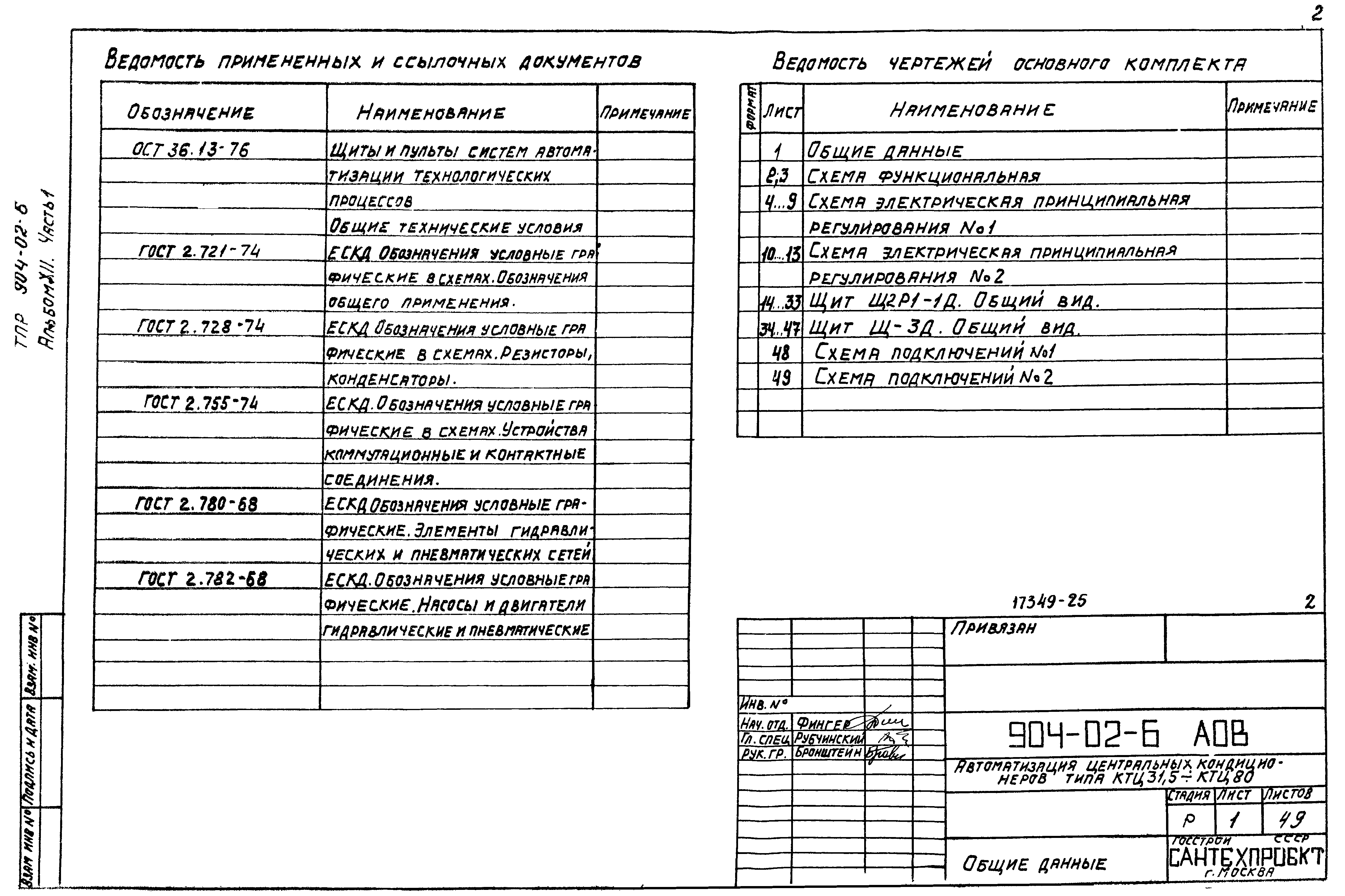 Типовые проектные решения 904-02-6