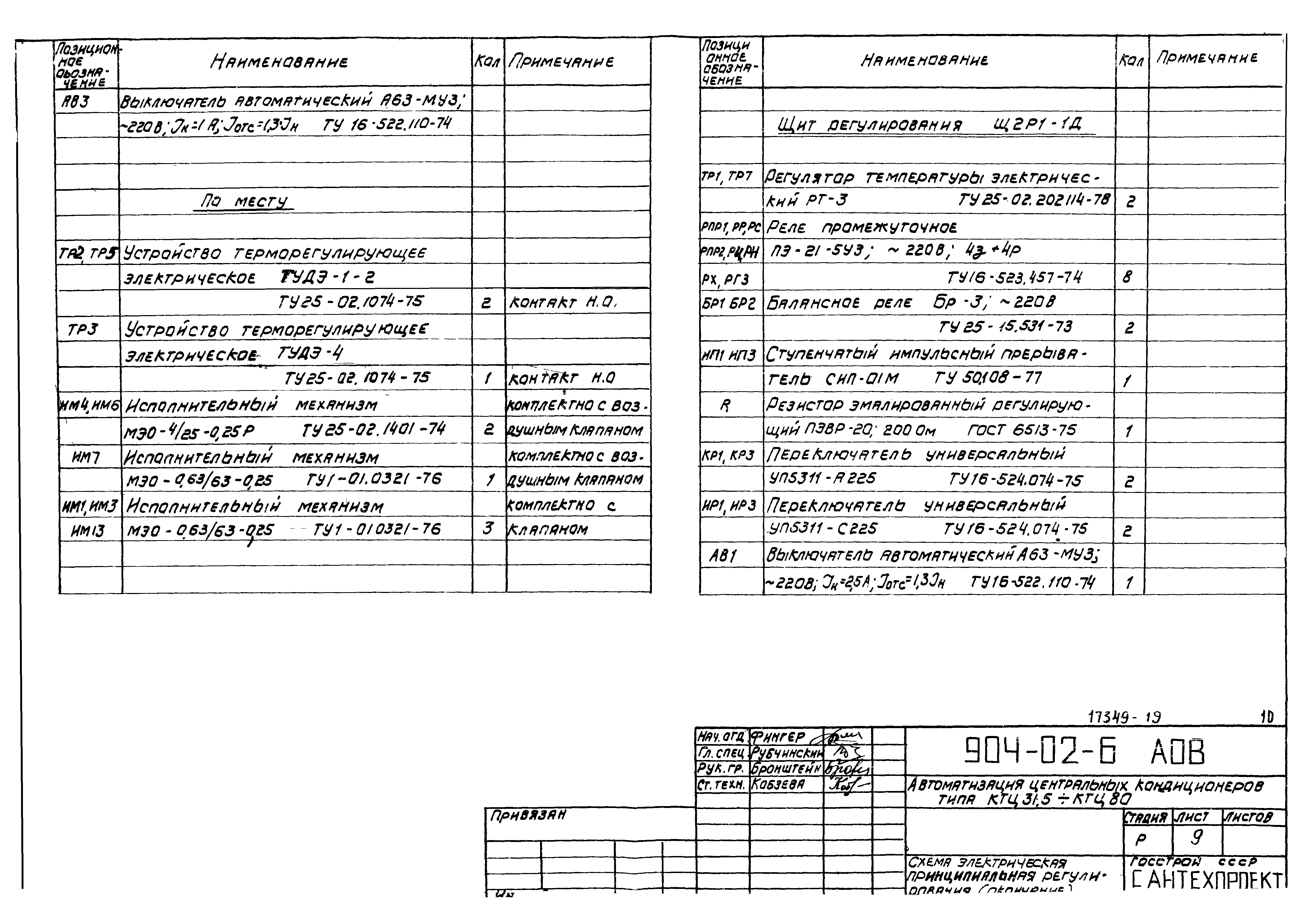 Типовые проектные решения 904-02-6