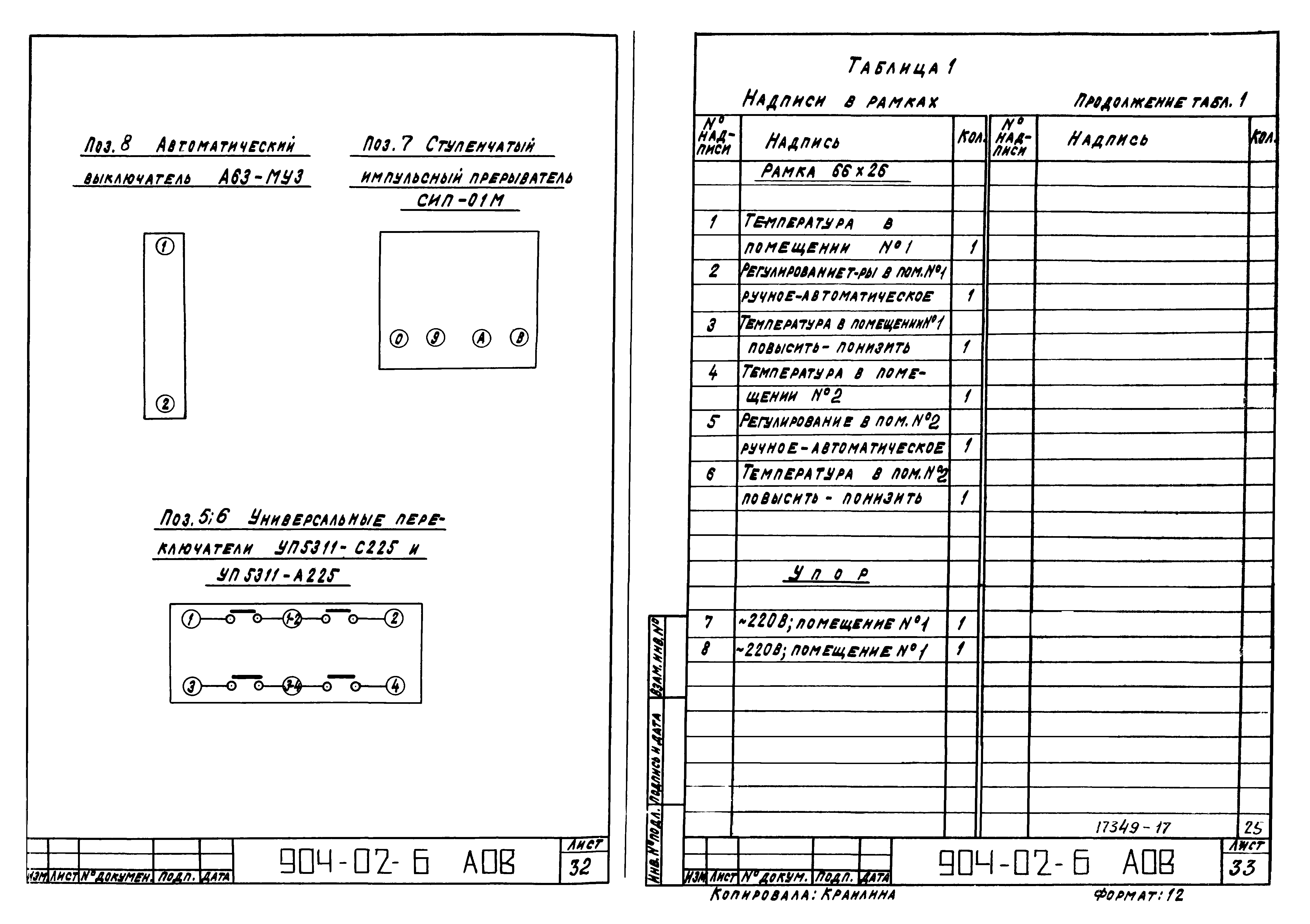 Типовые проектные решения 904-02-6