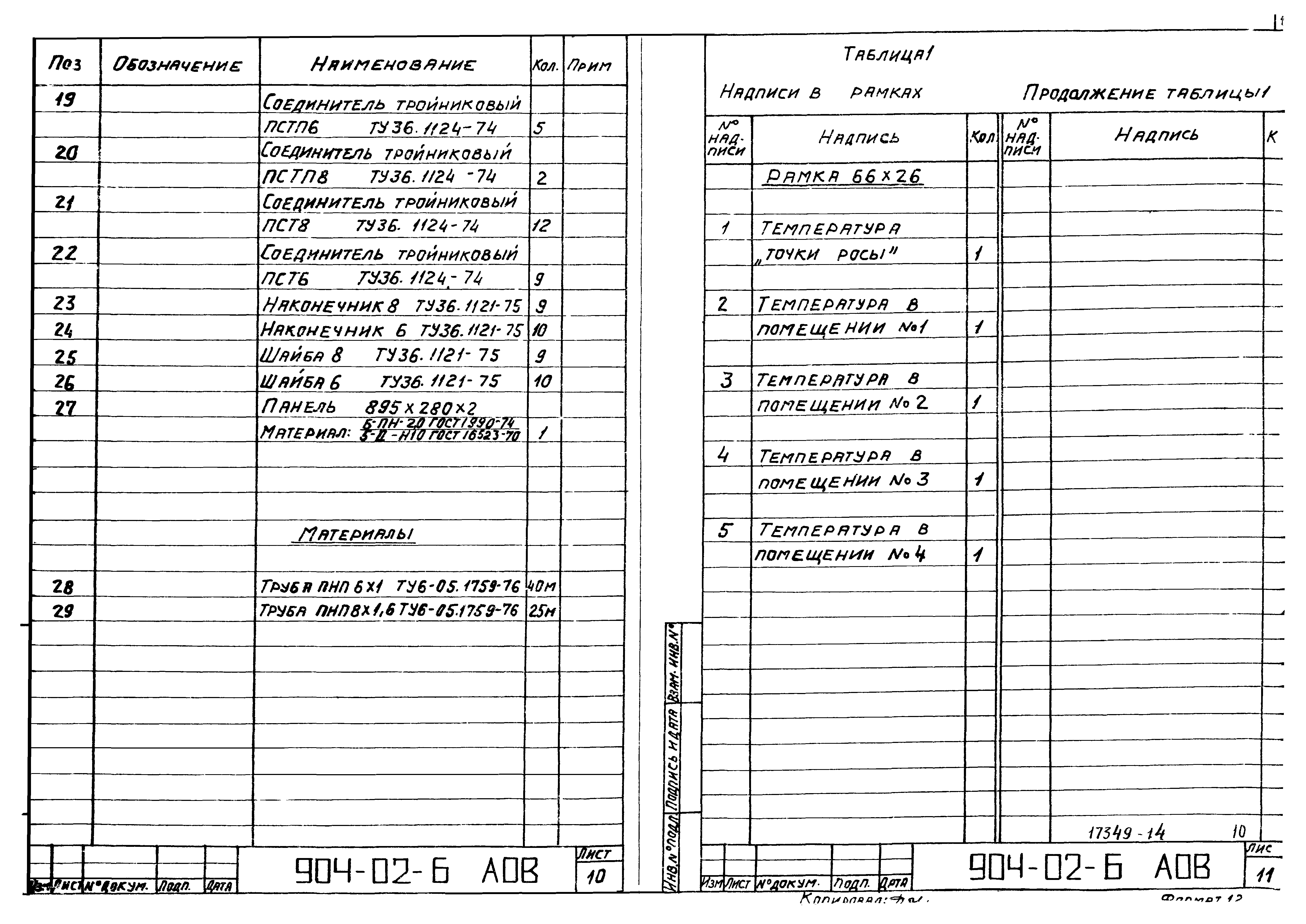 Типовые проектные решения 904-02-6