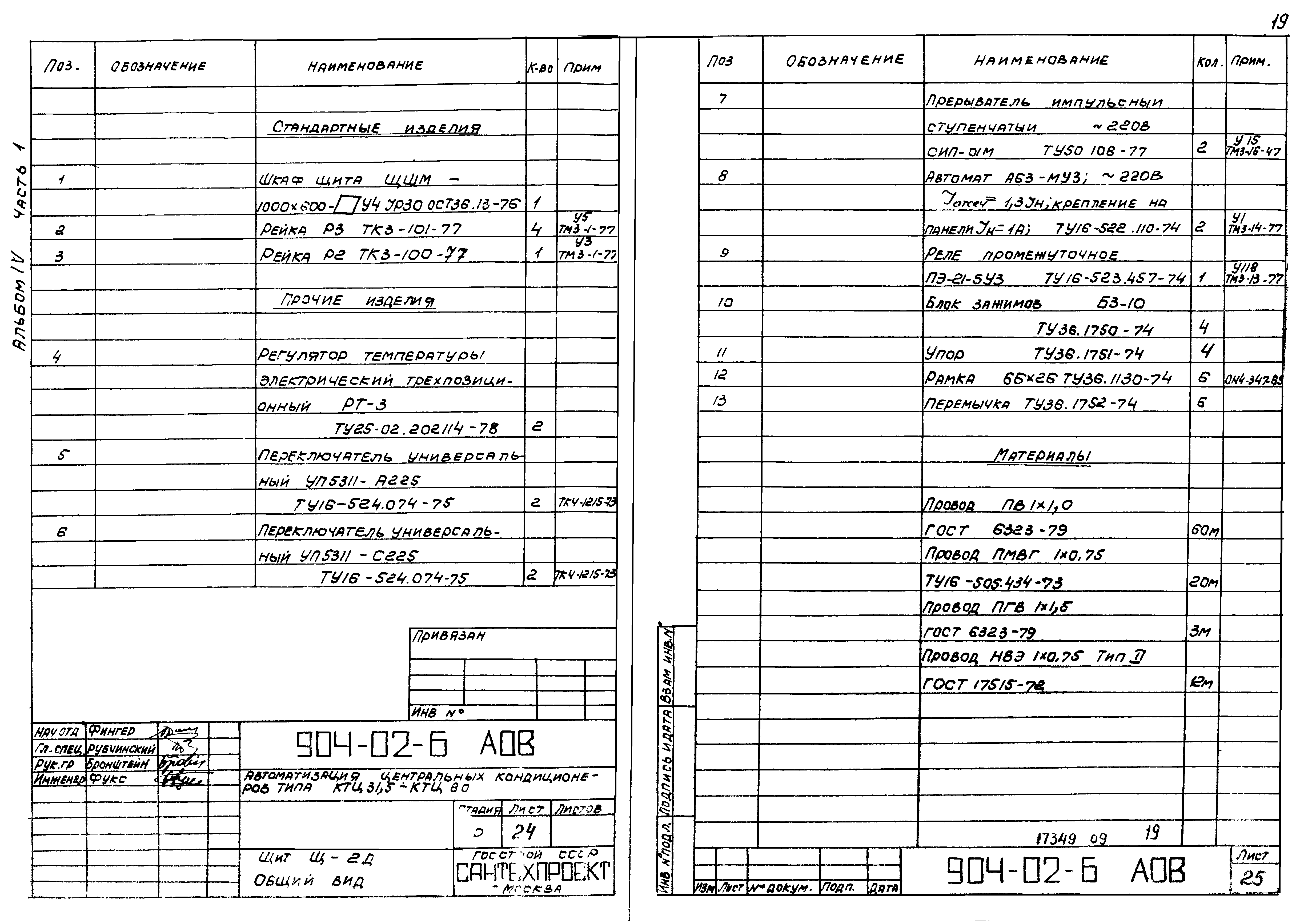 Типовые проектные решения 904-02-6