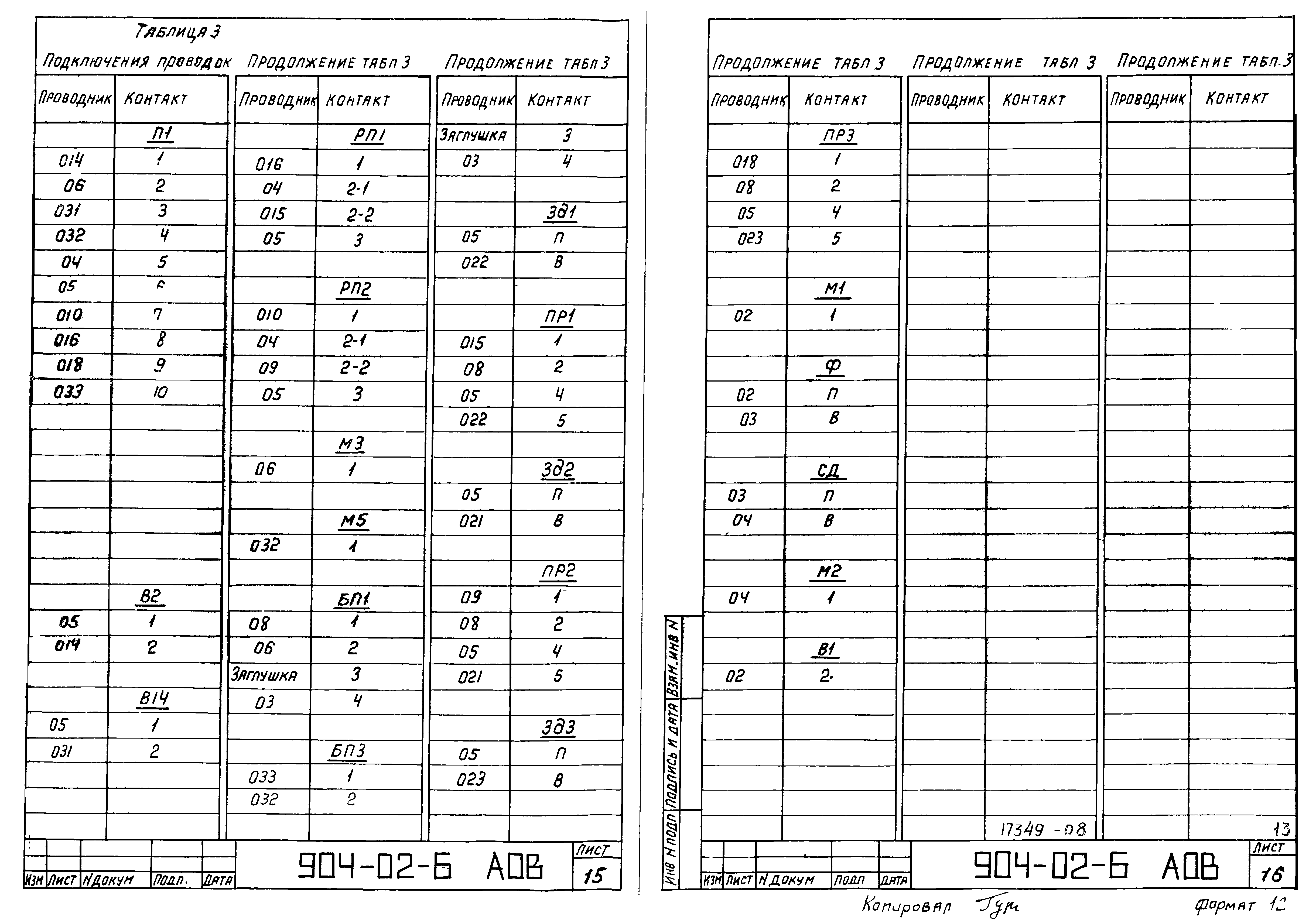 Типовые проектные решения 904-02-6