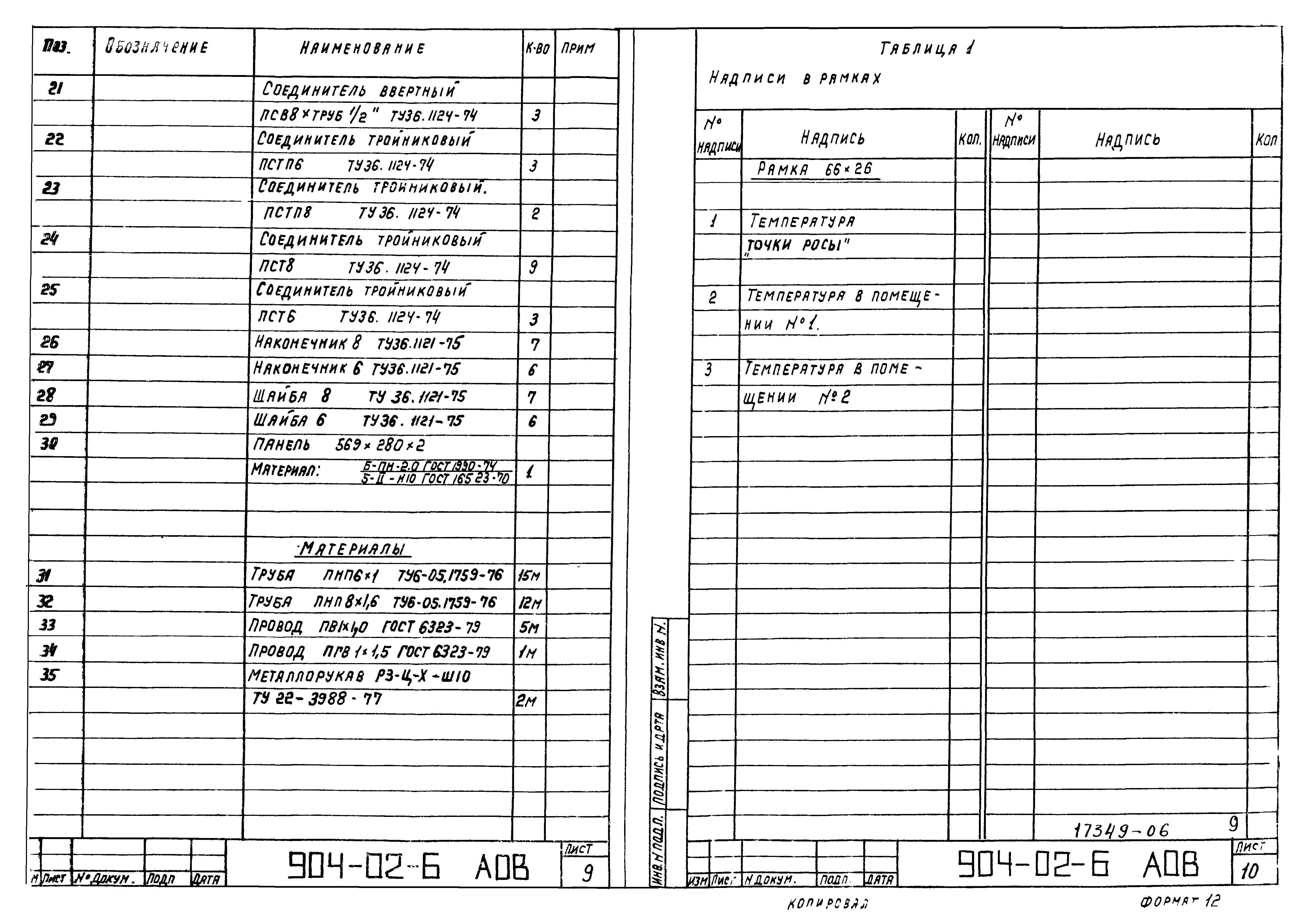 Типовые проектные решения 904-02-6