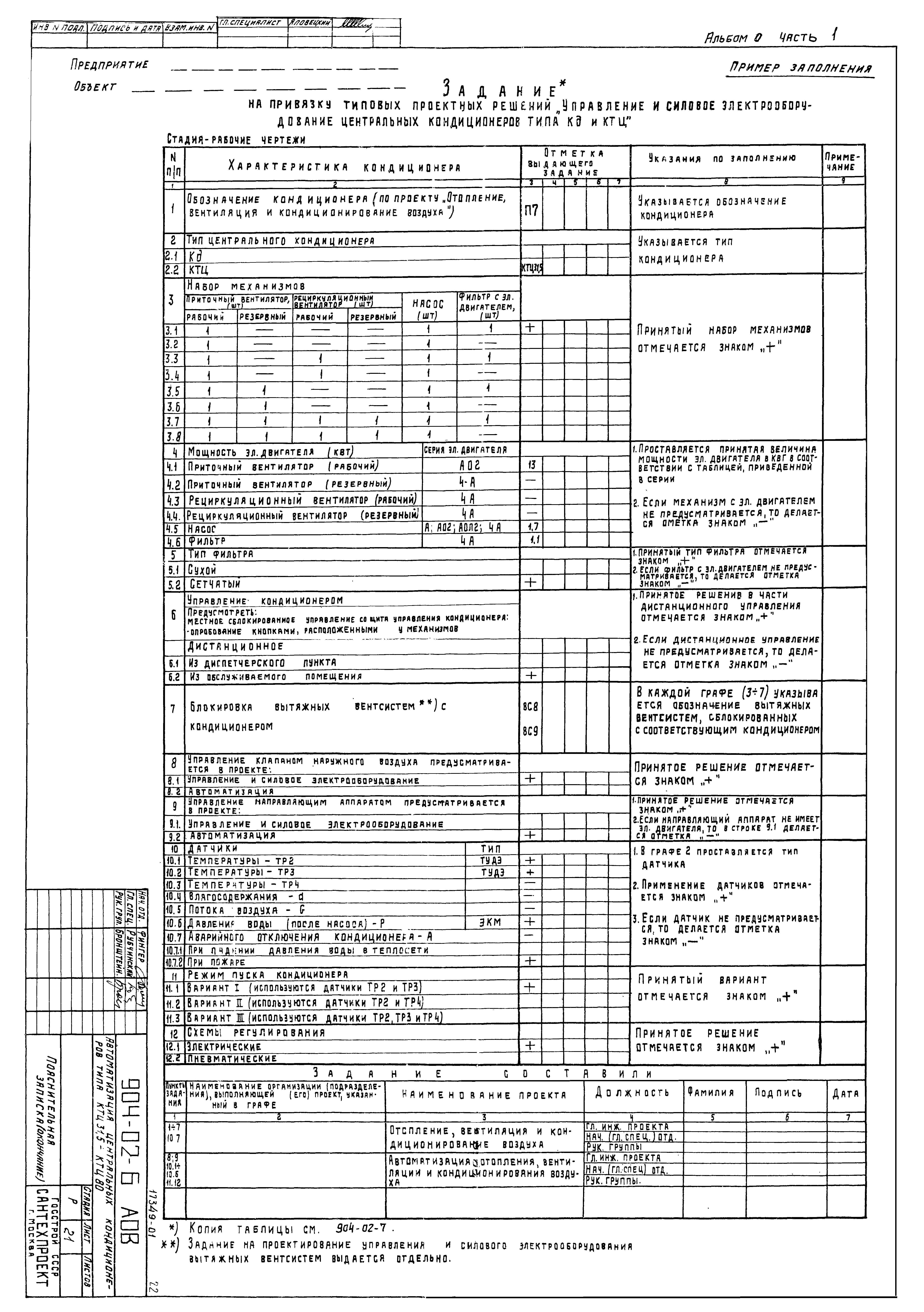 Типовые проектные решения 904-02-6