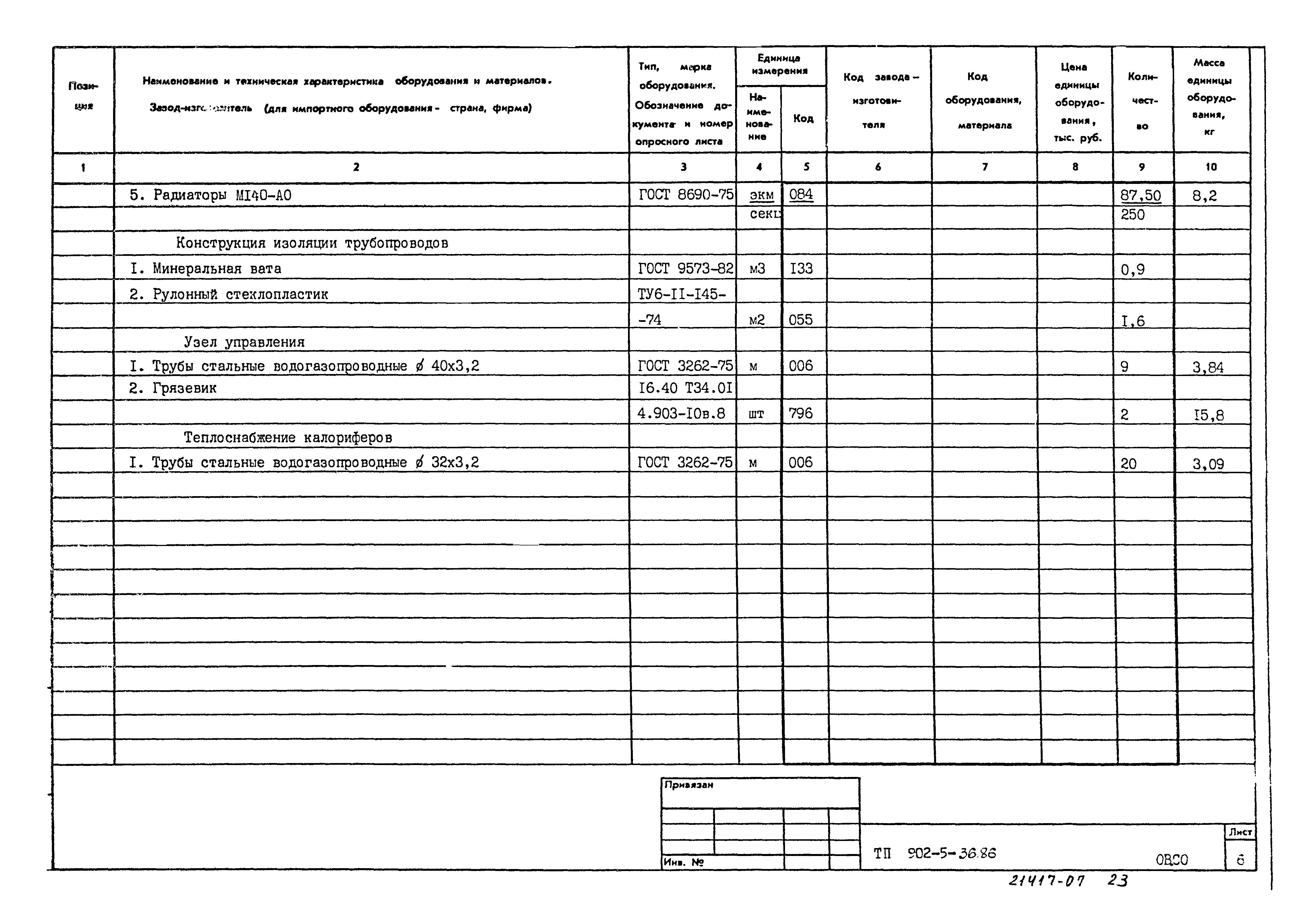 Типовой проект 902-5-36.86