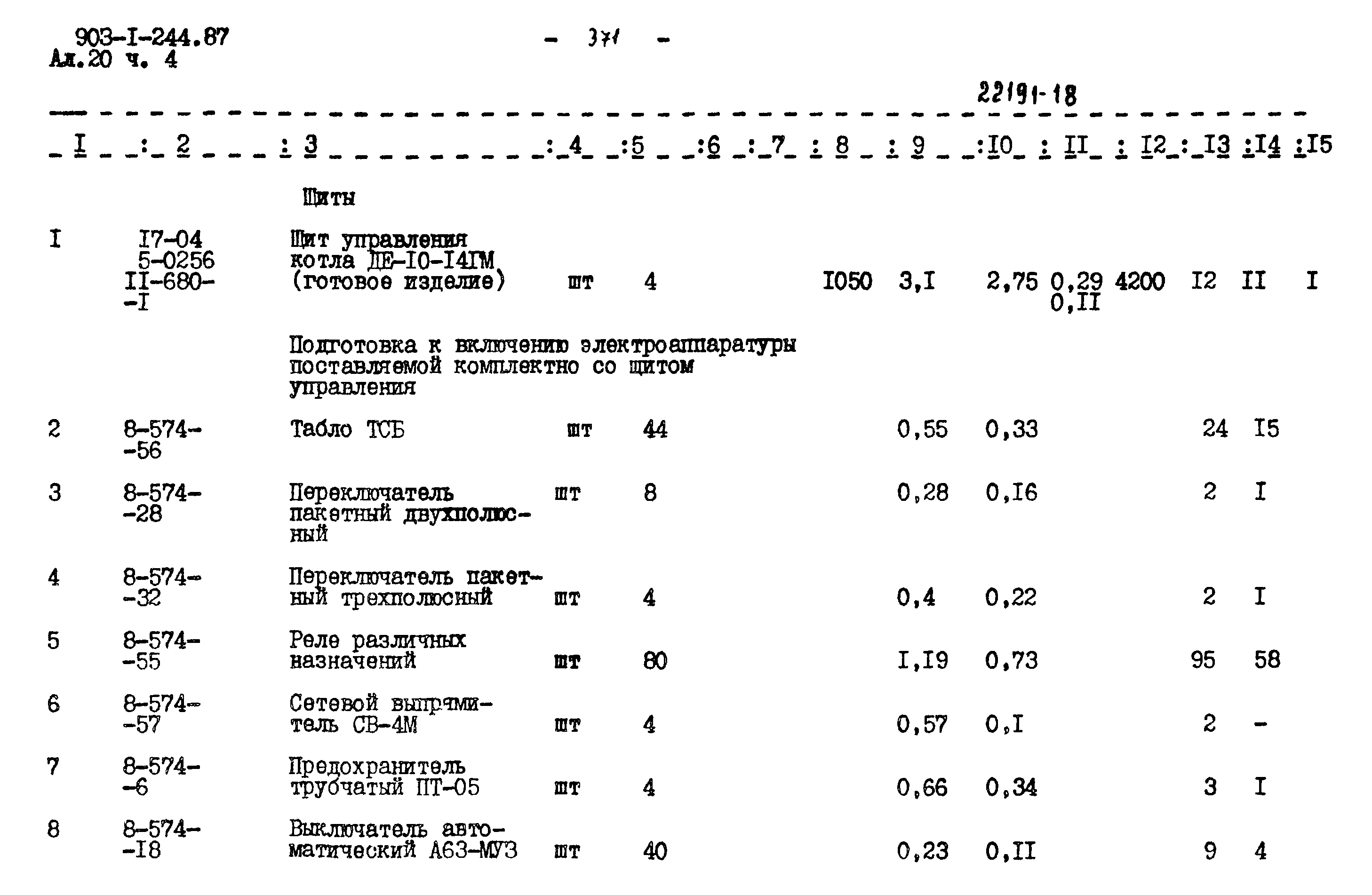 Типовой проект 903-1-244.87