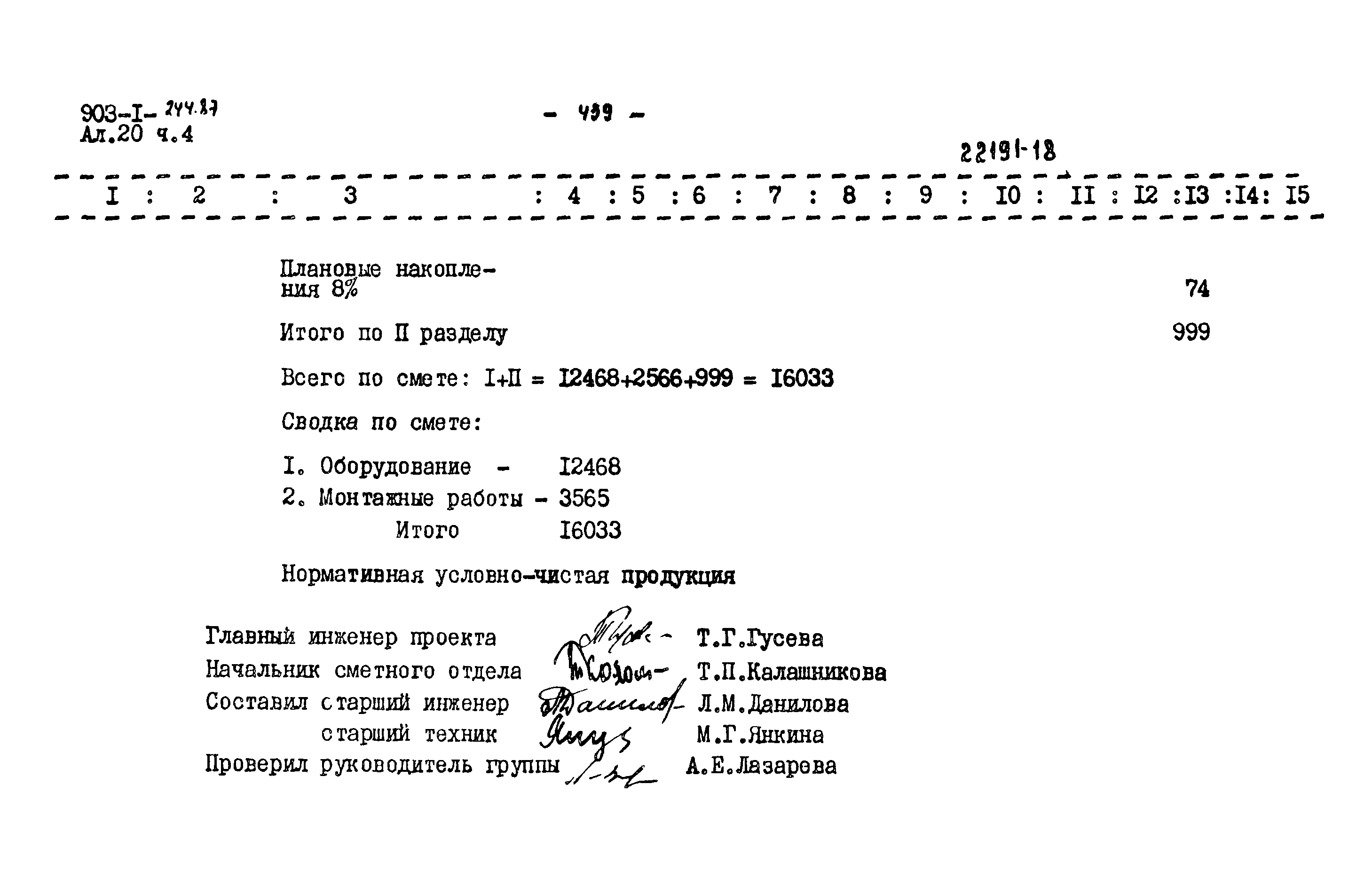Типовой проект 903-1-244.87
