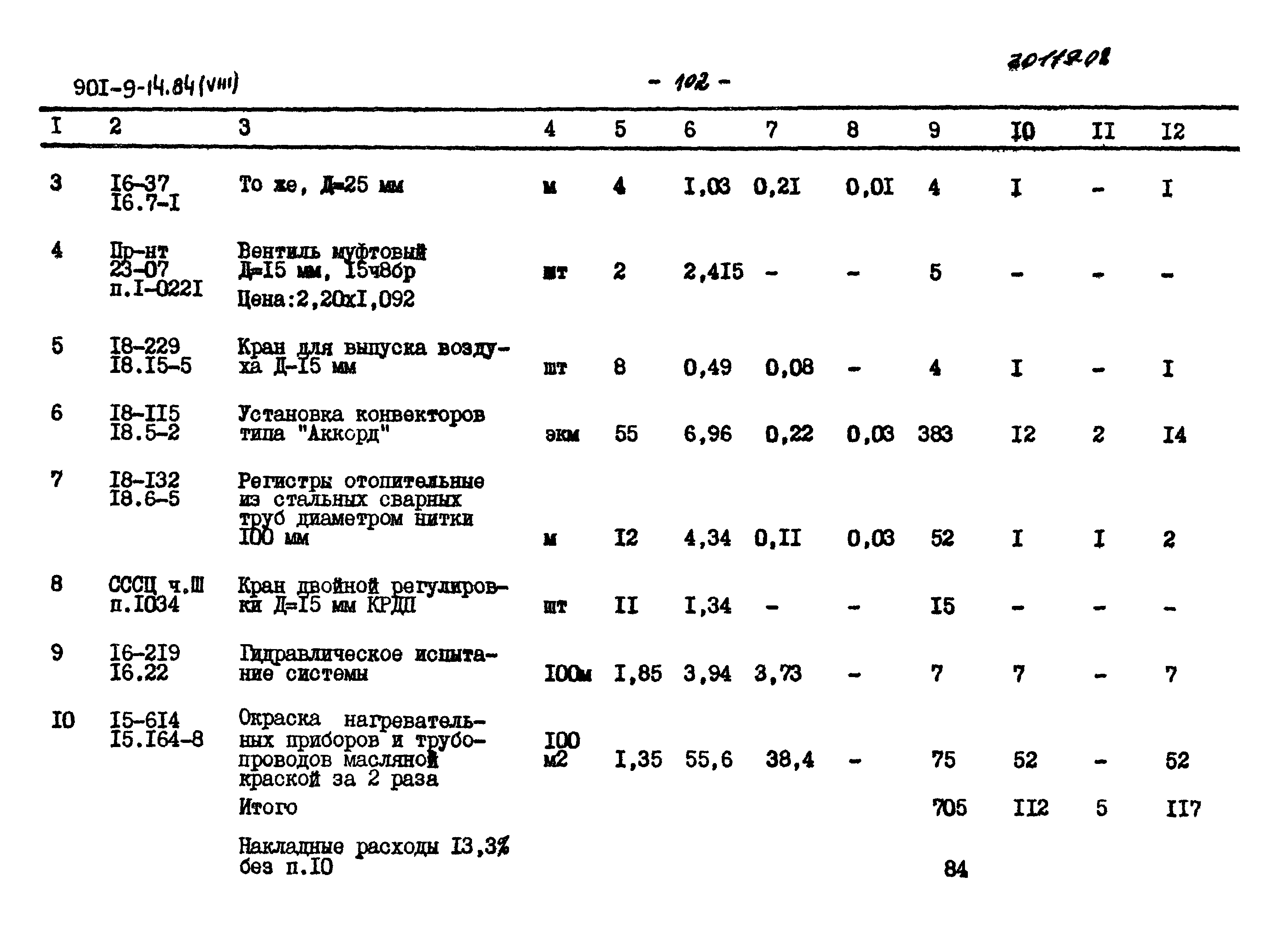 Типовой проект 901-9-14.84