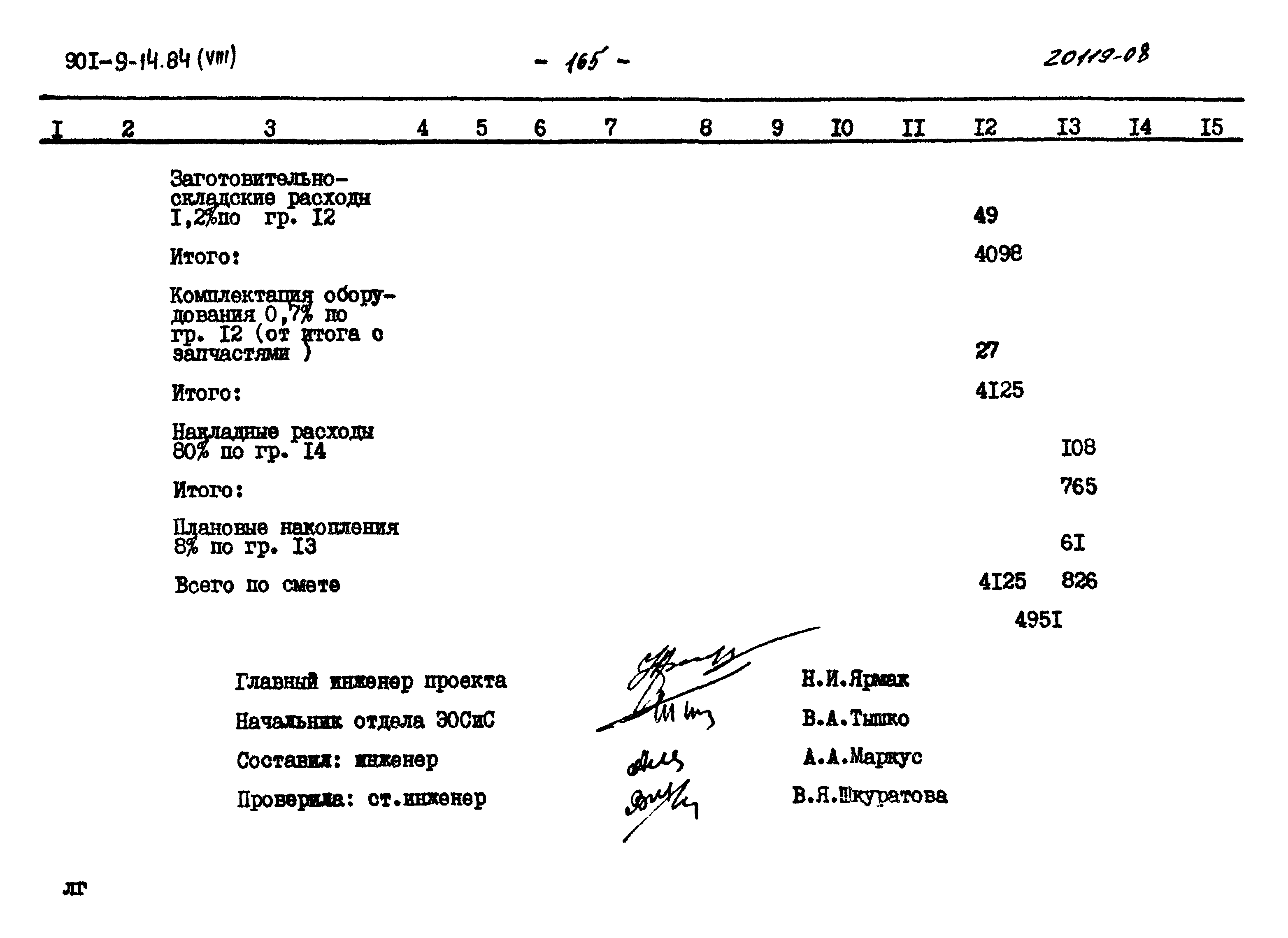 Типовой проект 901-9-14.84