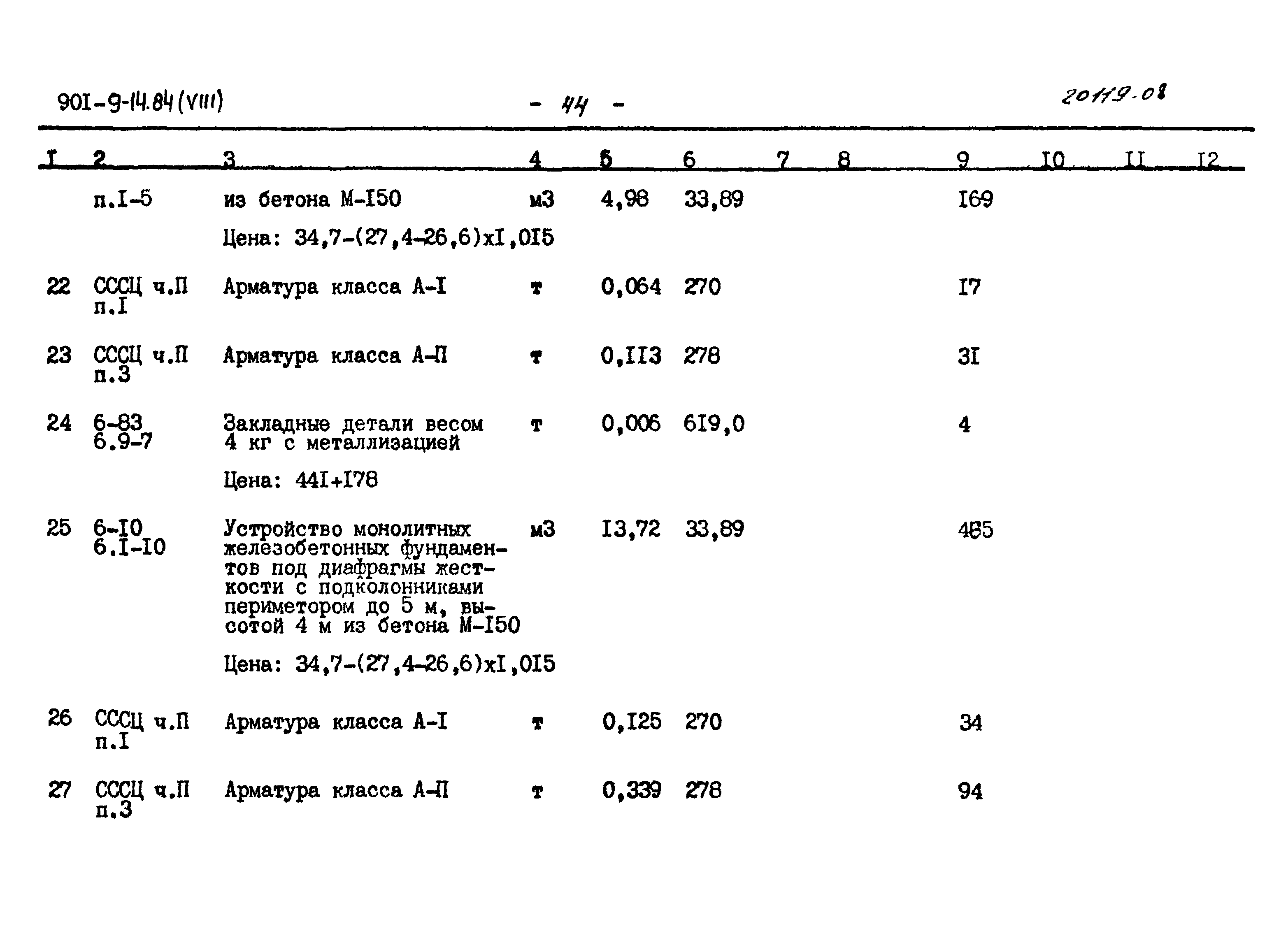 Типовой проект 901-9-14.84