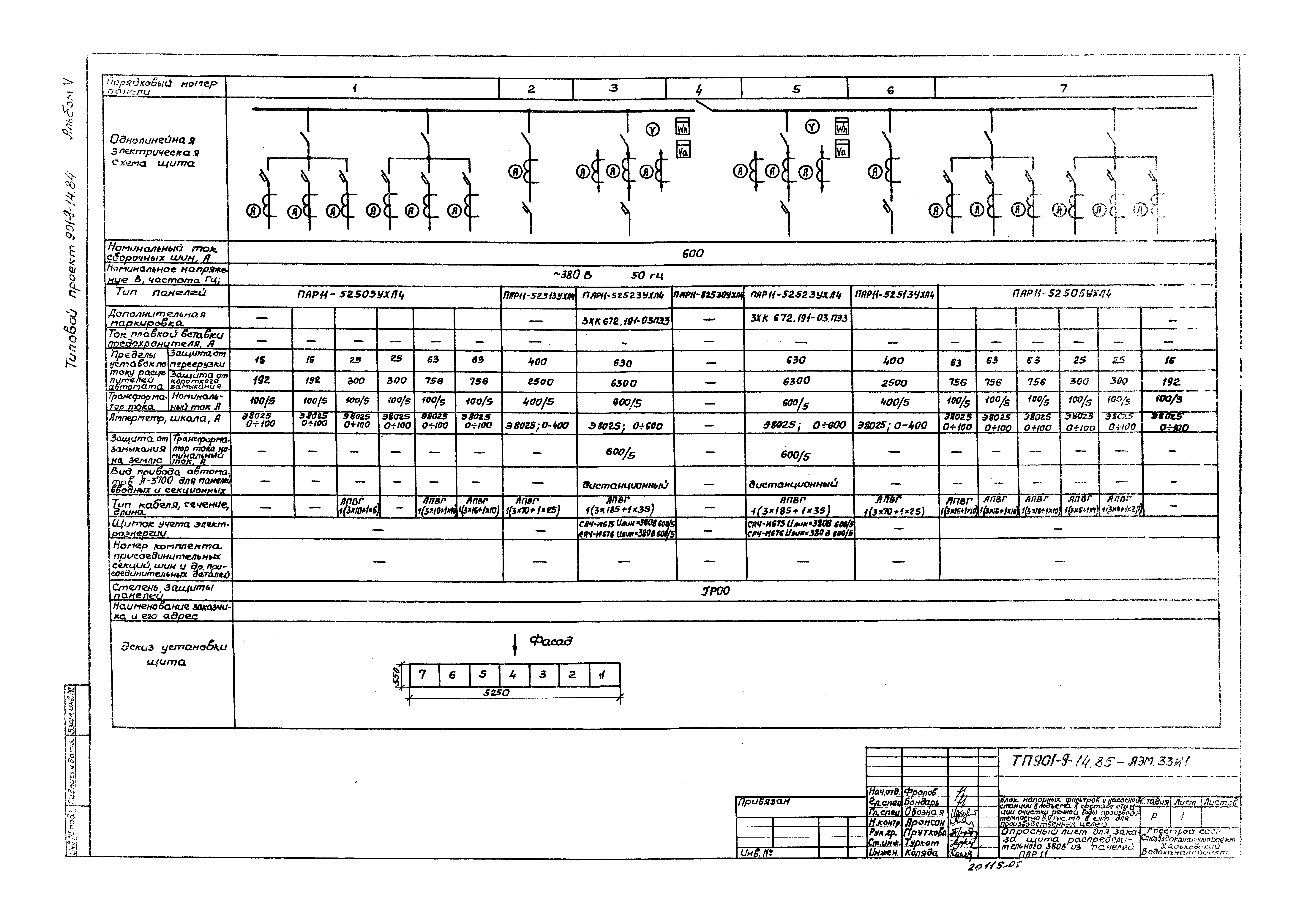 Типовой проект 901-9-14.84
