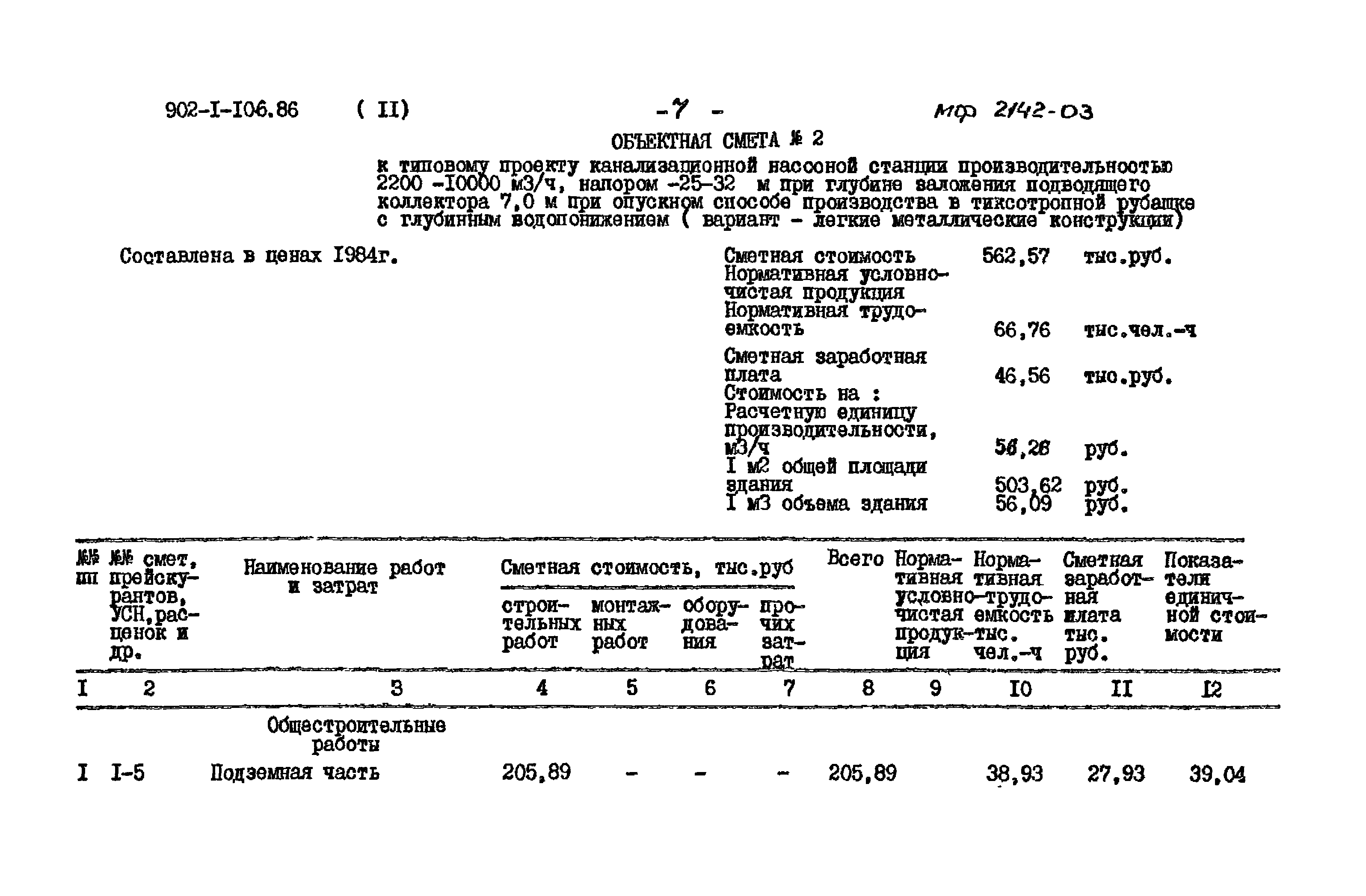 Типовой проект 902-1-106.86