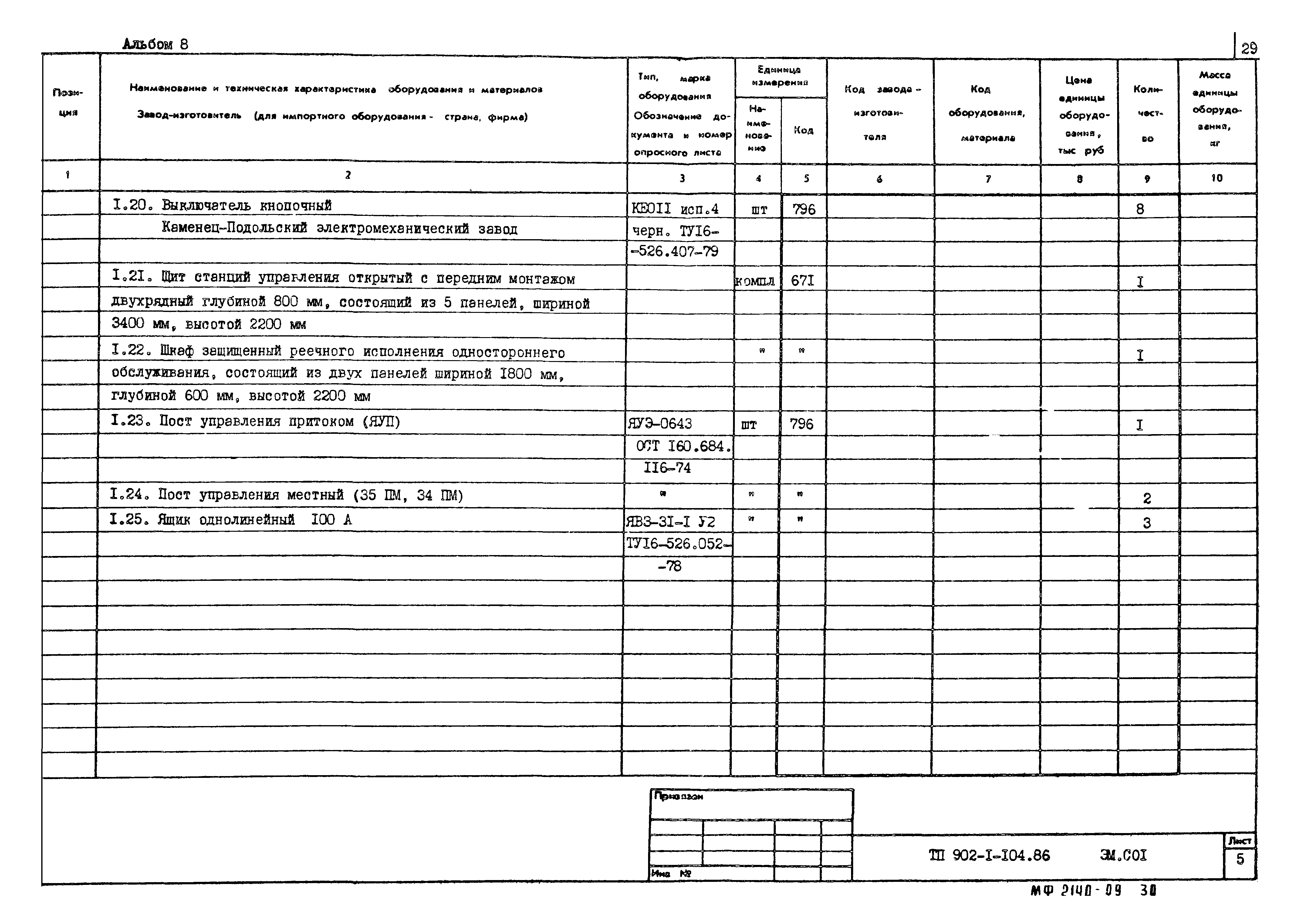 Типовой проект 902-1-106.86