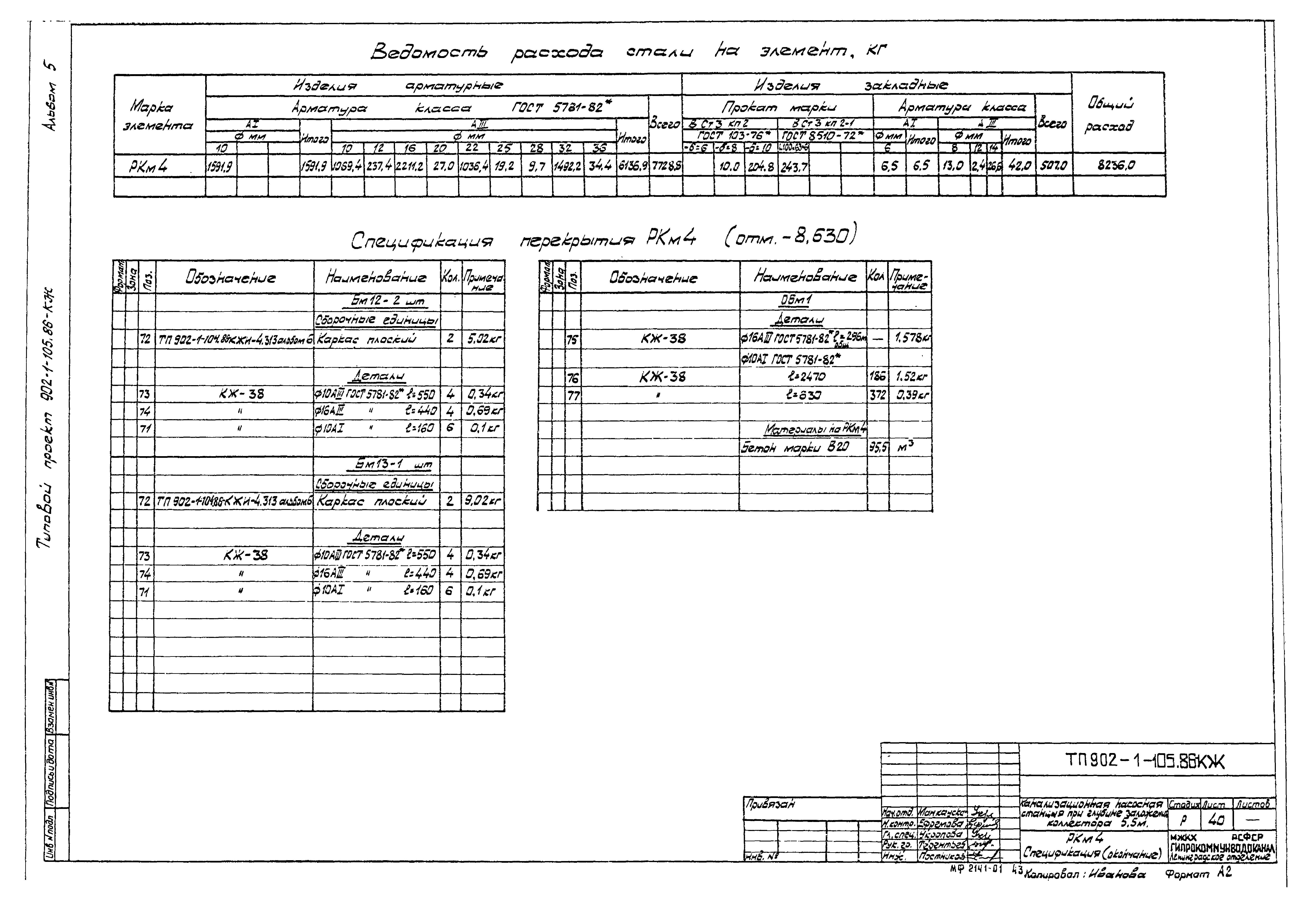 Типовой проект 902-1-105.86