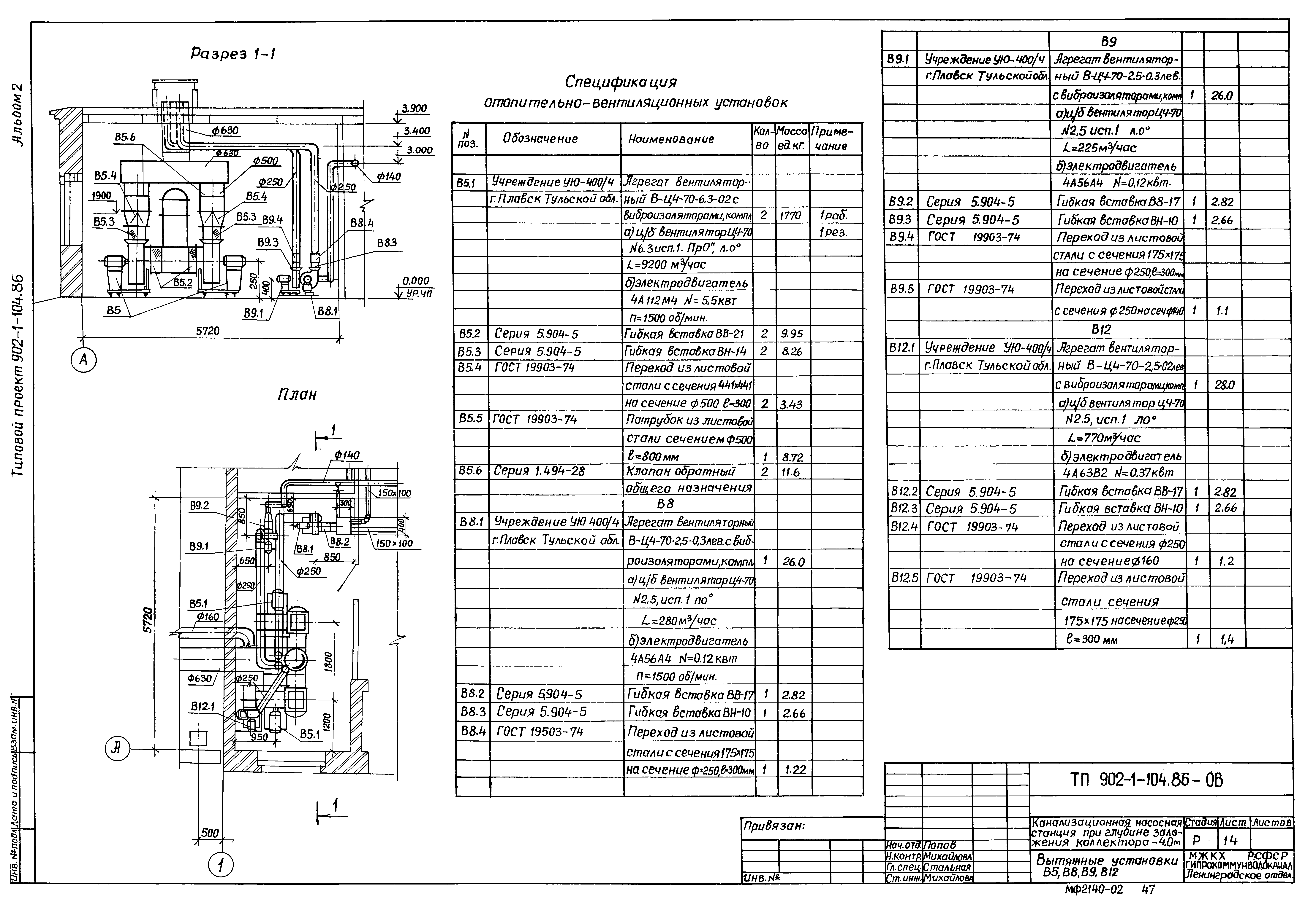 Типовой проект 902-1-105.86