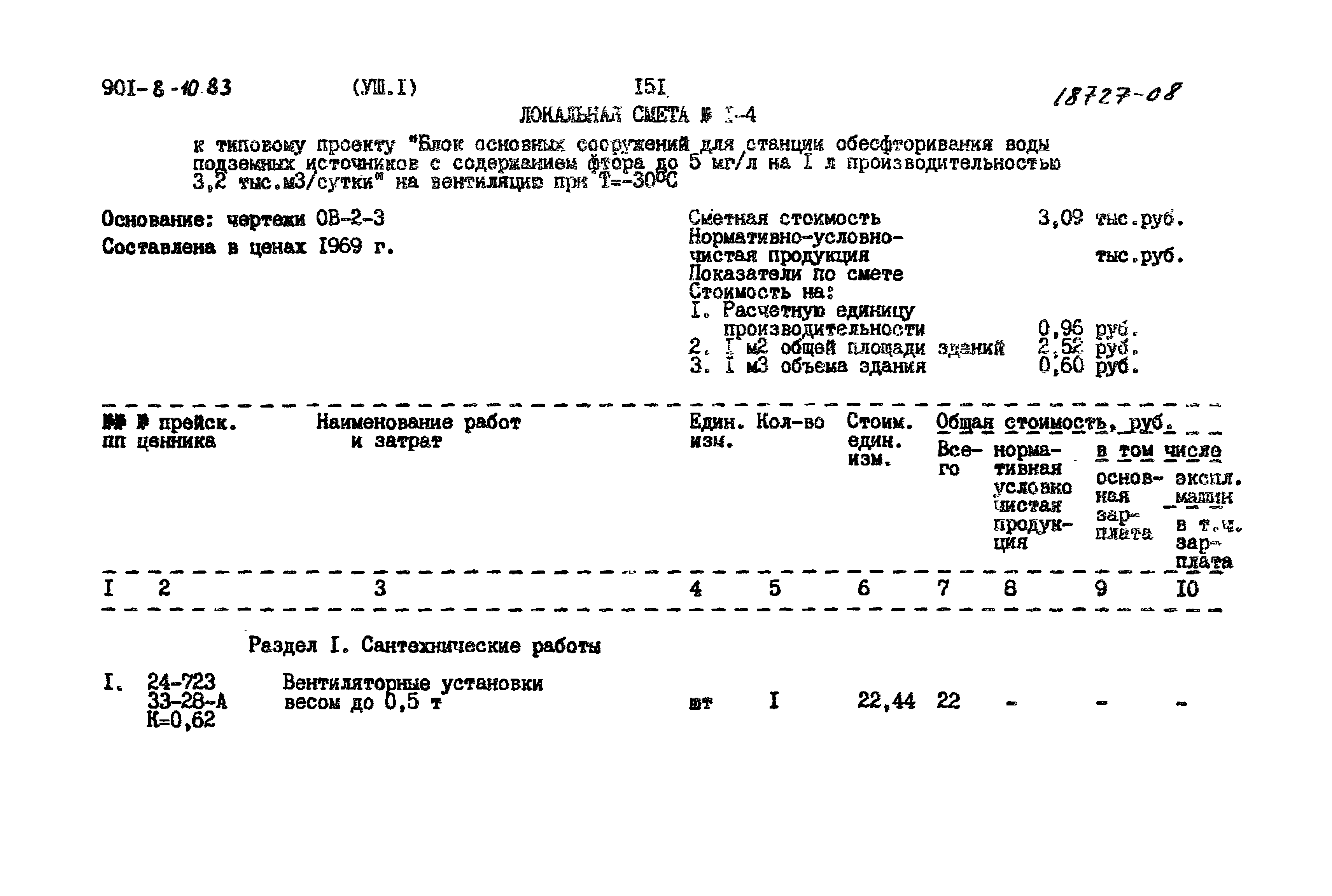 Типовой проект 901-8-10.83