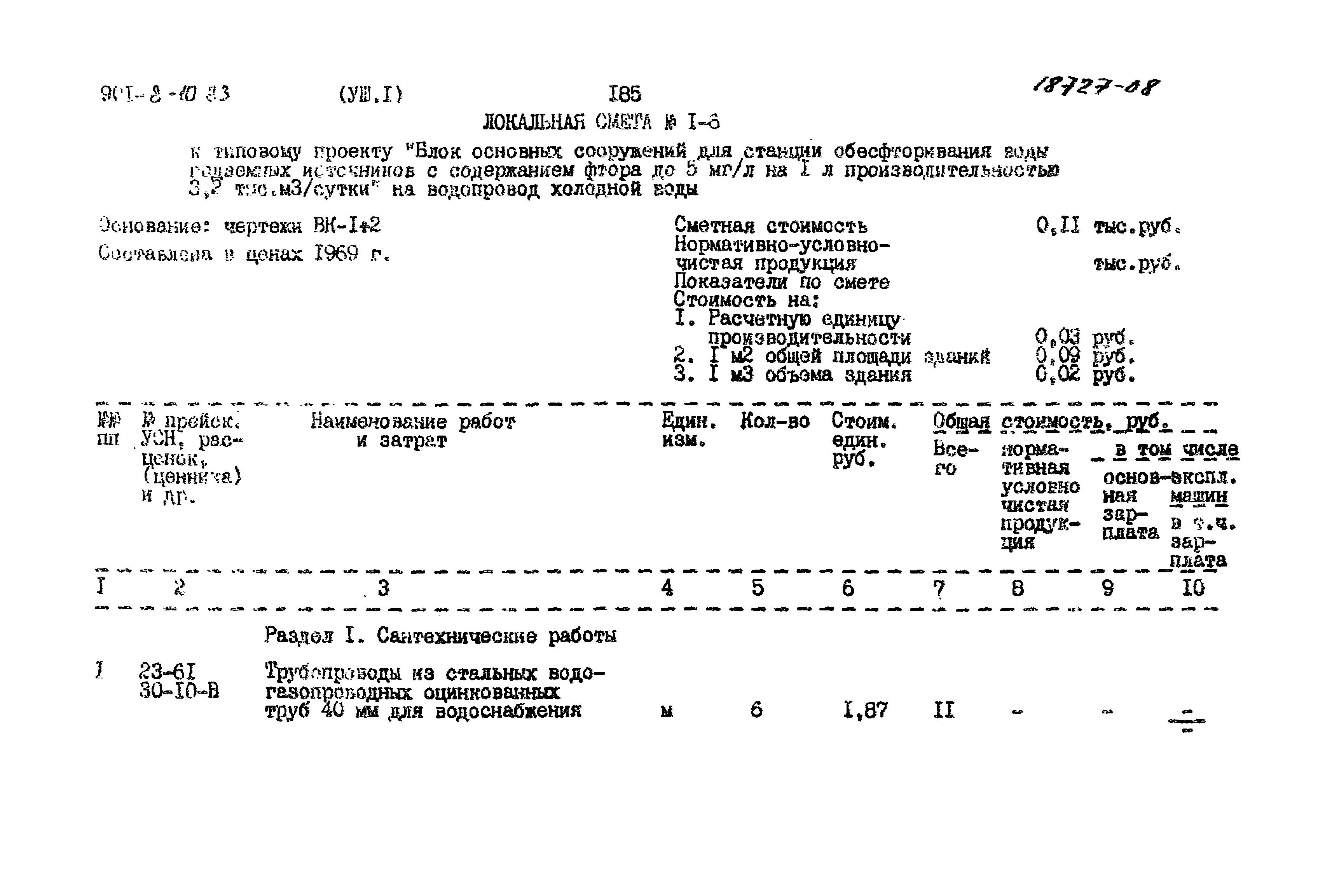 Типовой проект 901-8-10.83