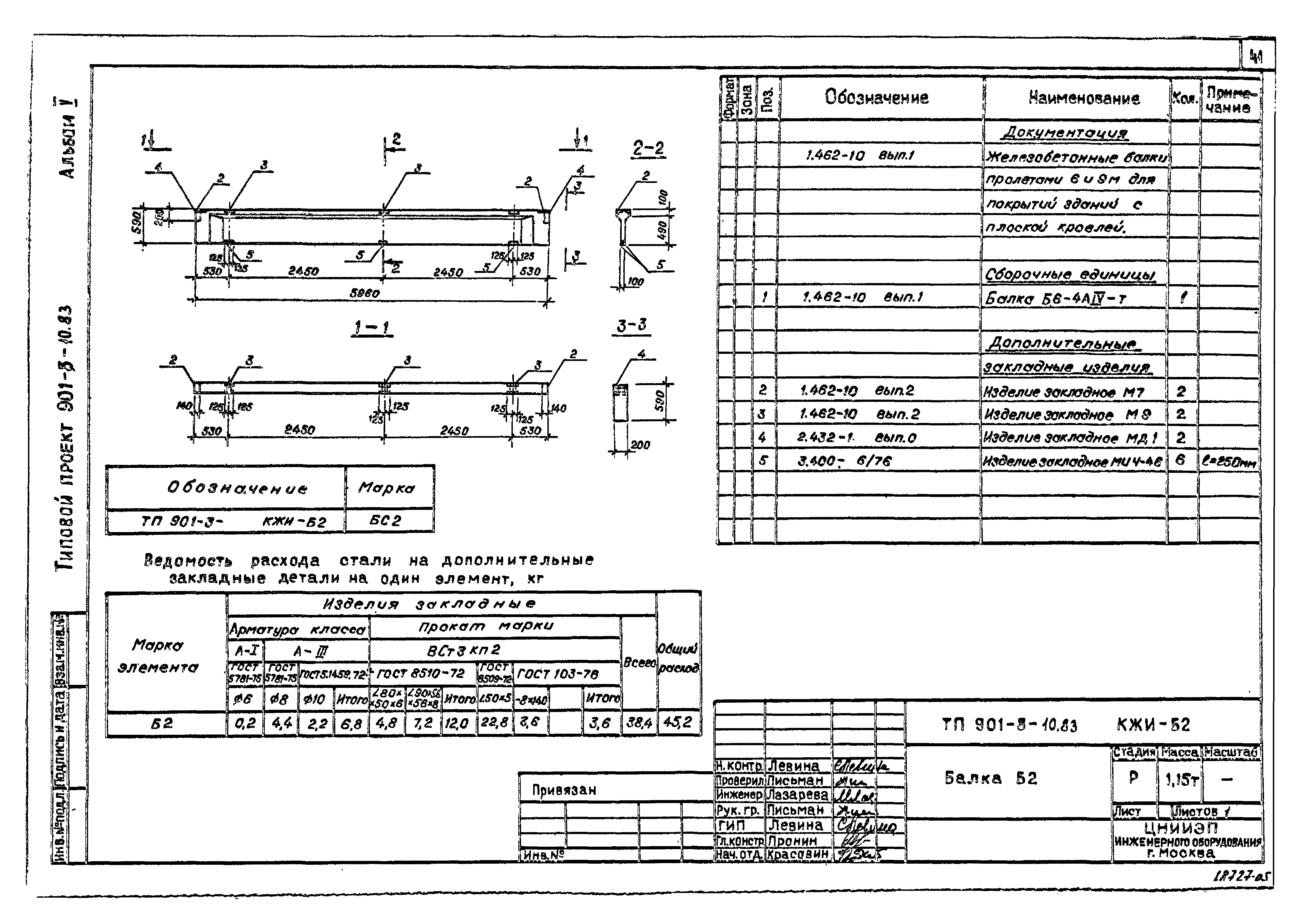 Типовой проект 901-8-10.83