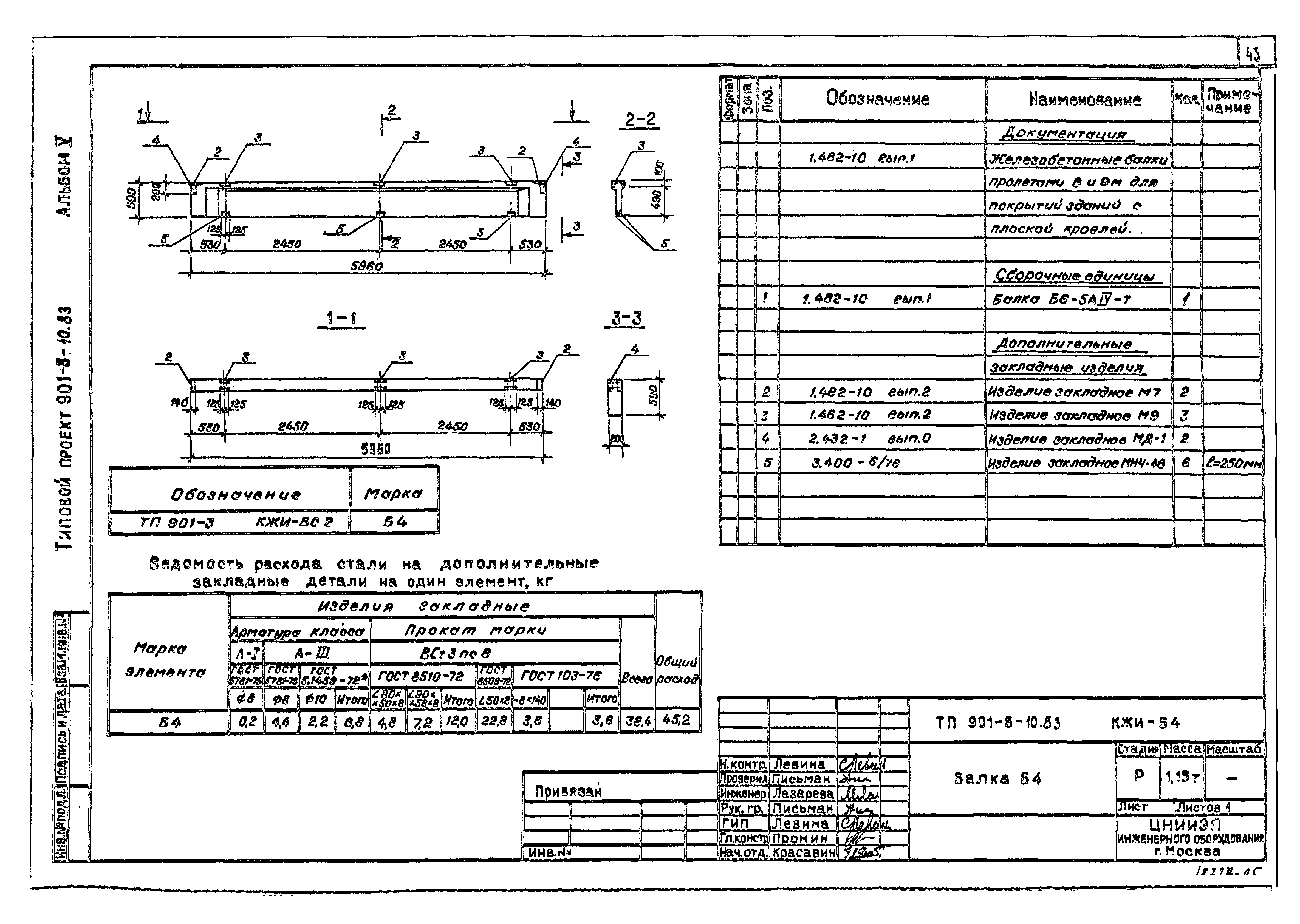 Типовой проект 901-8-10.83