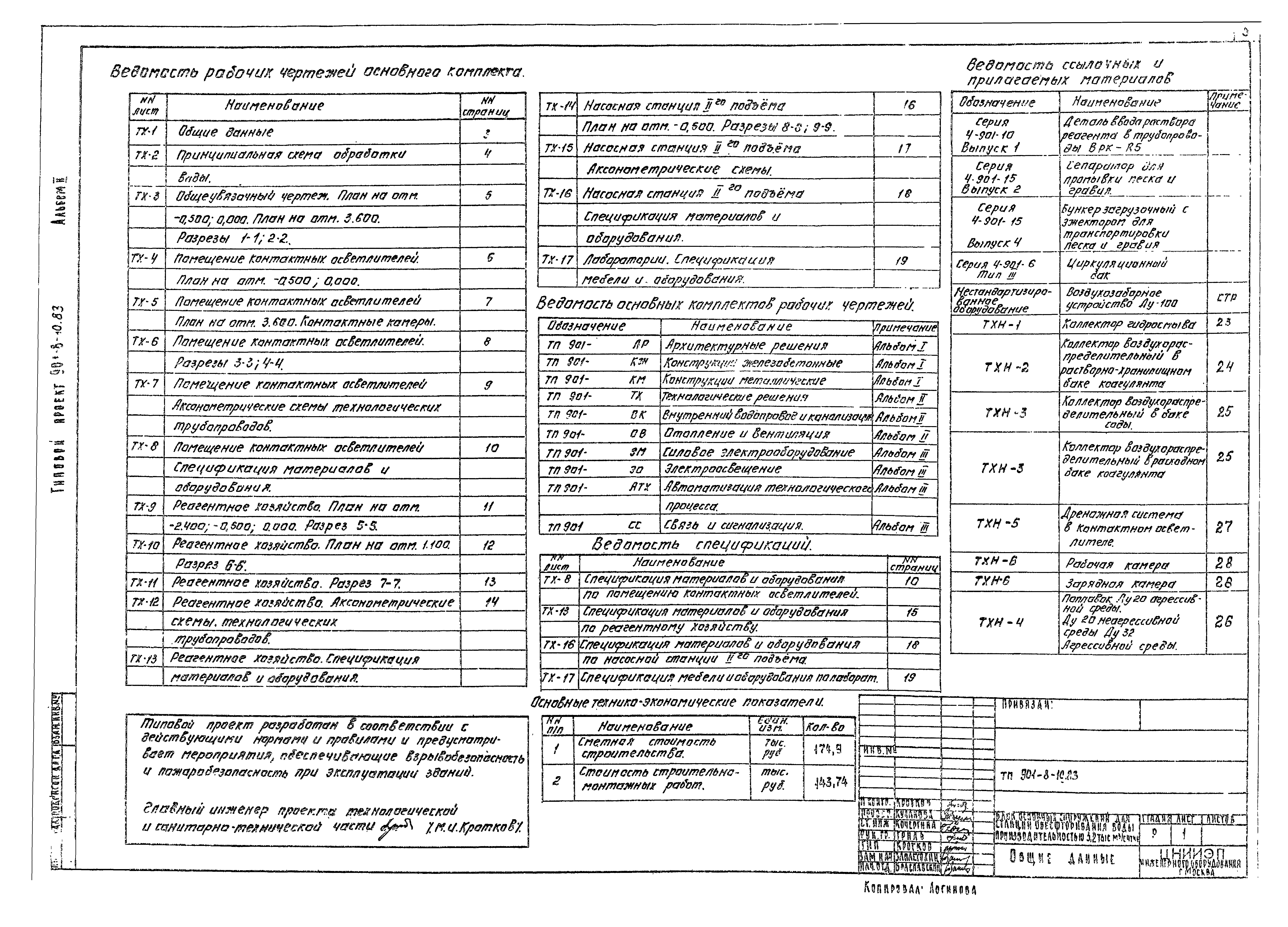 Типовой проект 901-8-10.83