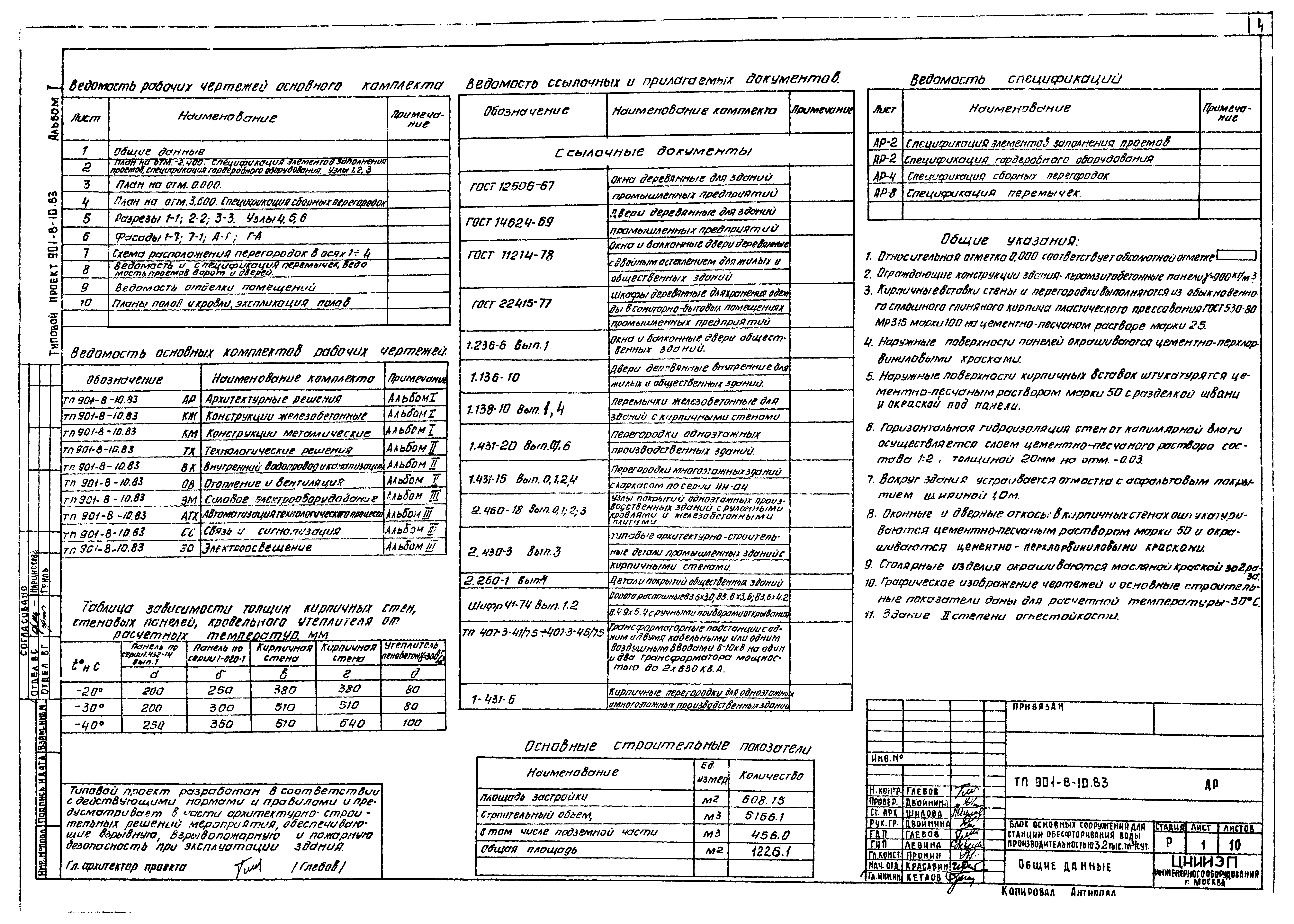 Типовой проект 901-8-10.83