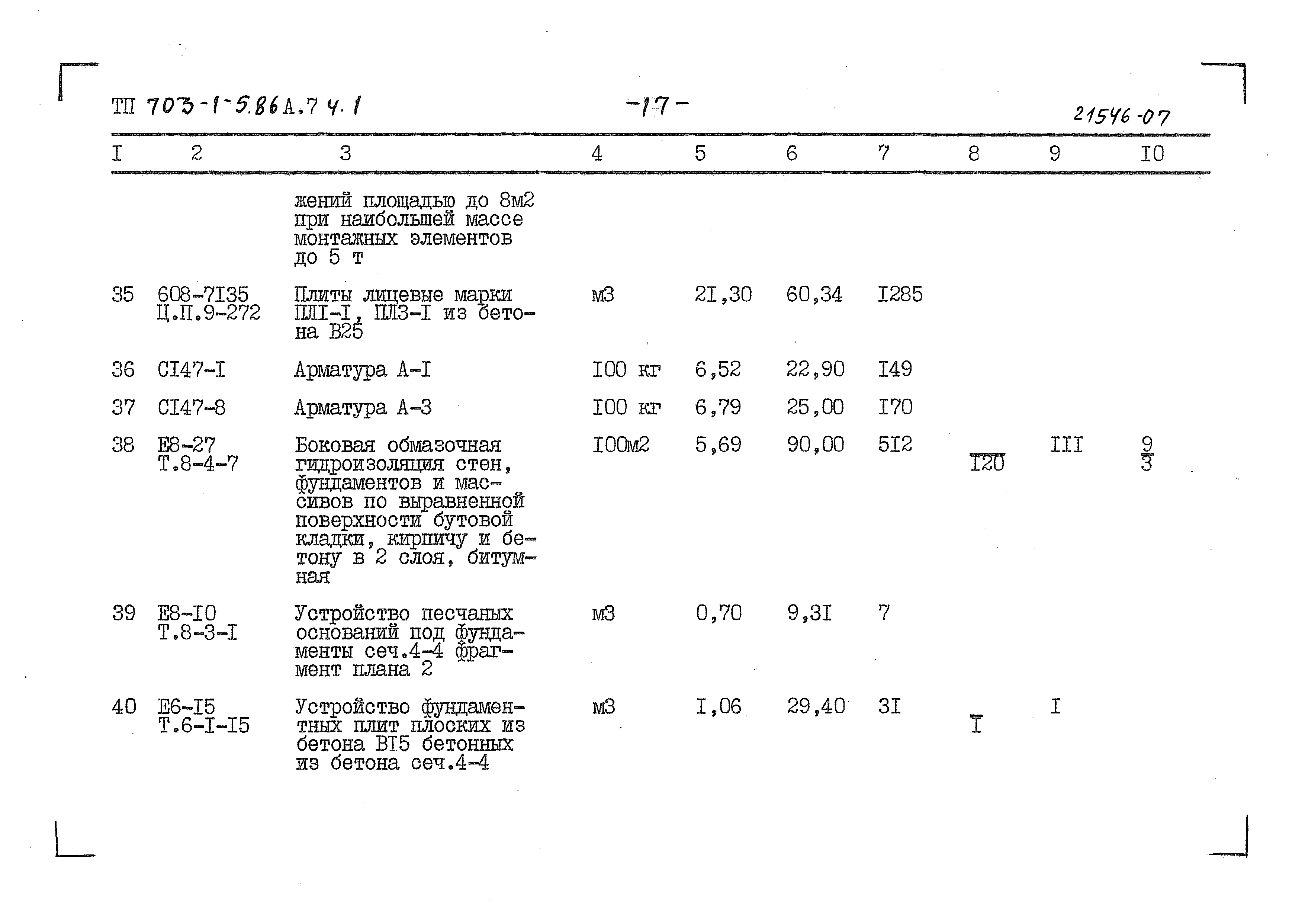 Типовой проект 703-1-5.86