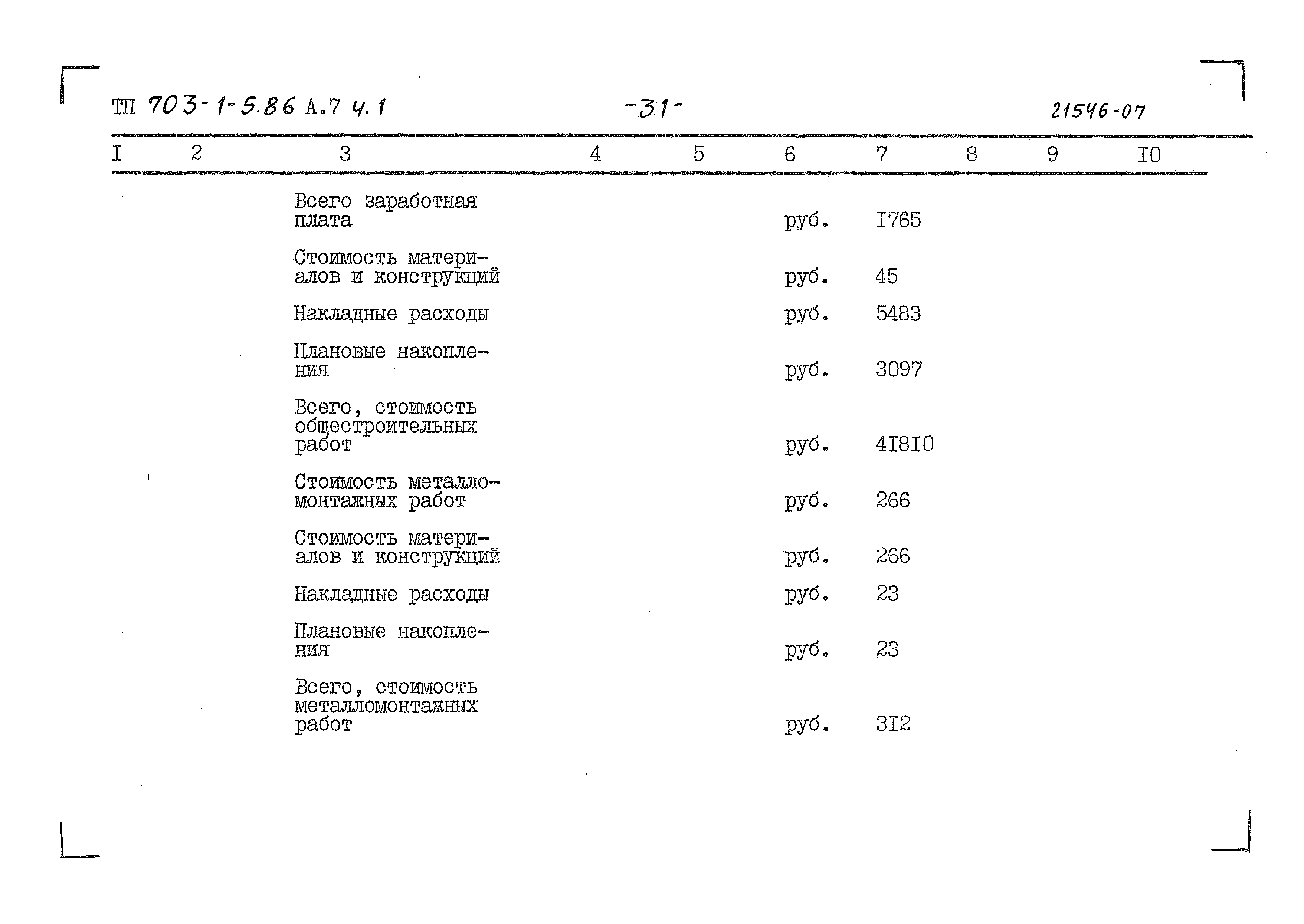 Типовой проект 703-1-5.86