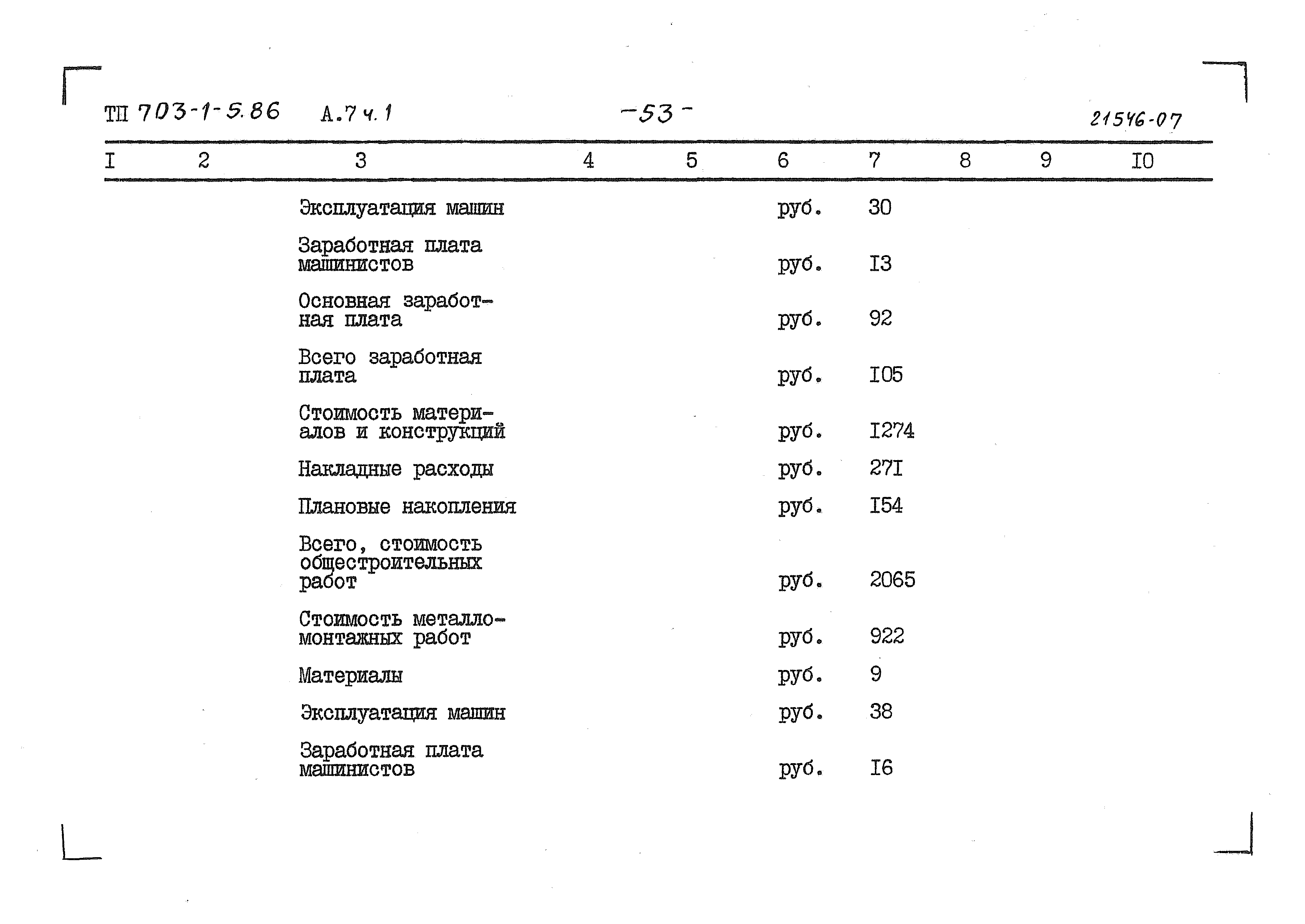 Типовой проект 703-1-5.86