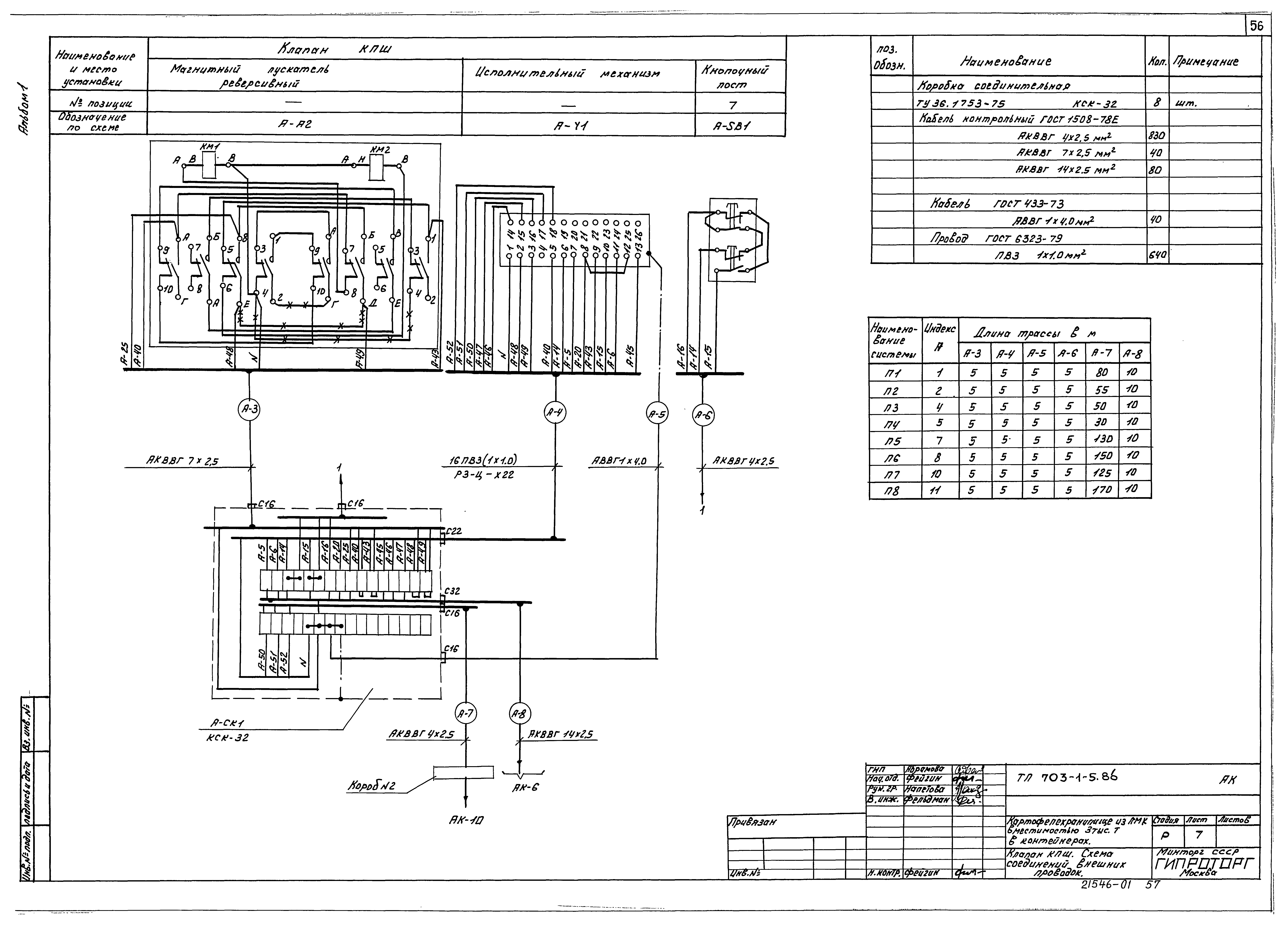 Типовой проект 703-1-5.86