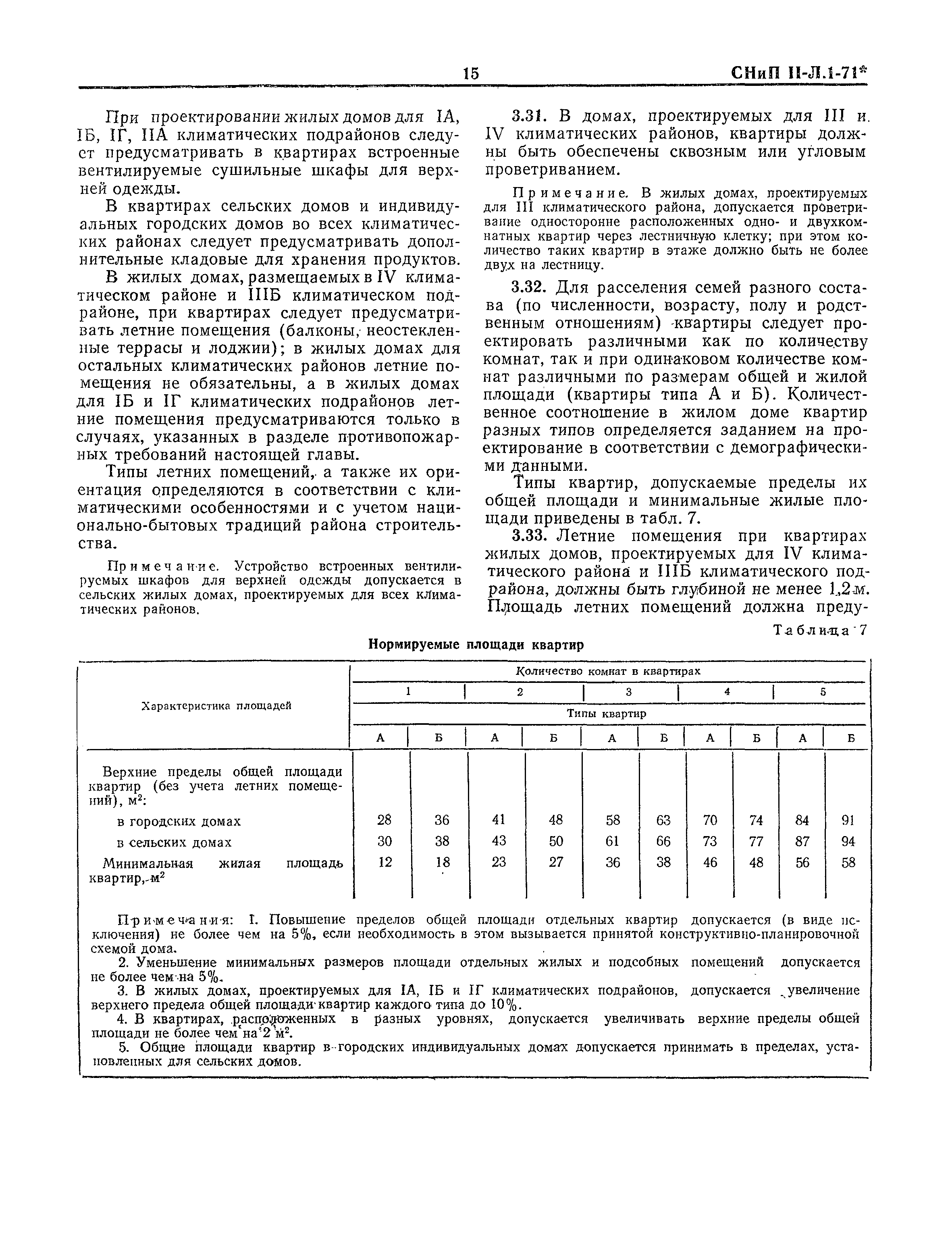 Скачать СНиП II-Л.1-71* Жилые здания. Нормы проектирования