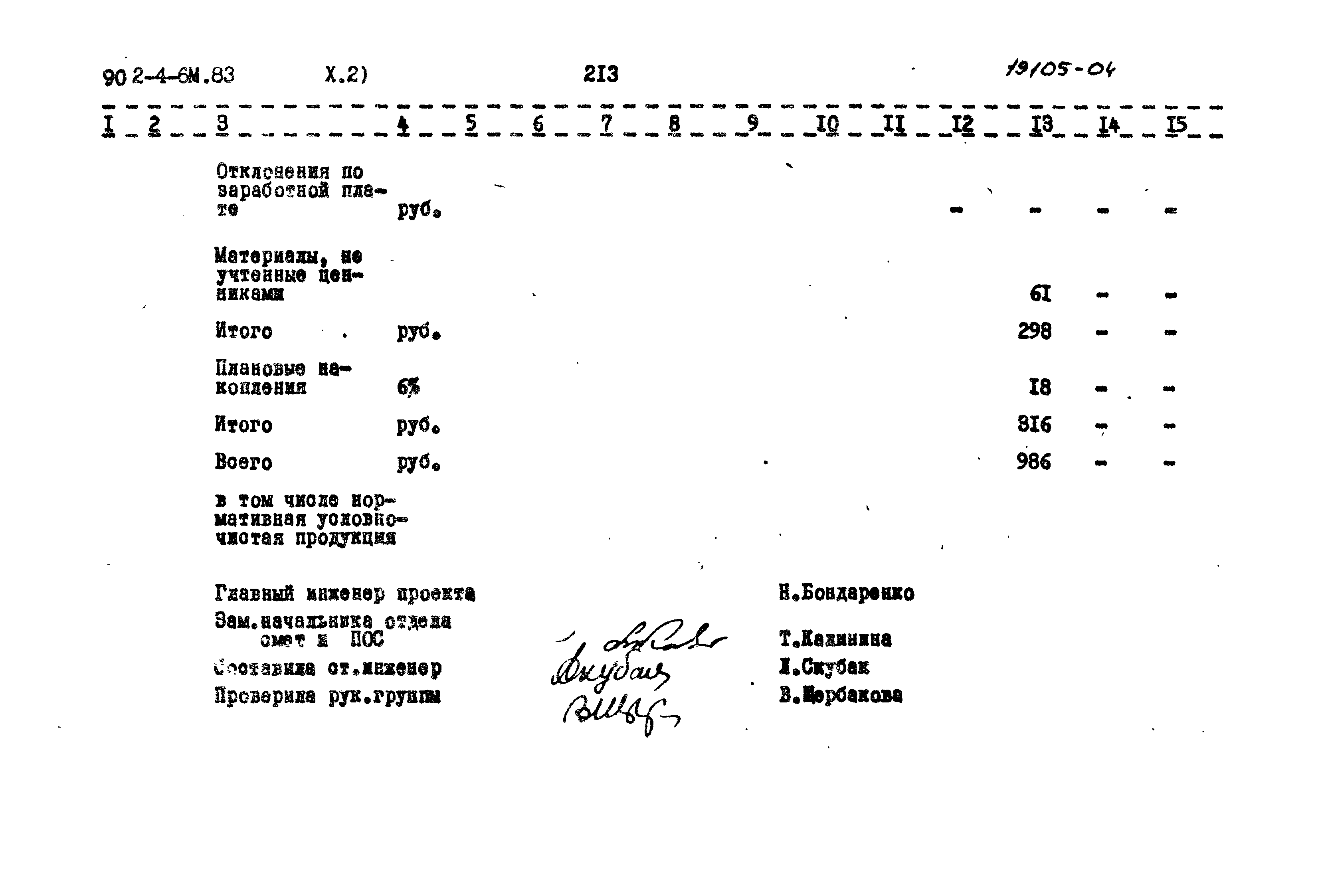Типовой проект 902-4-6м.83
