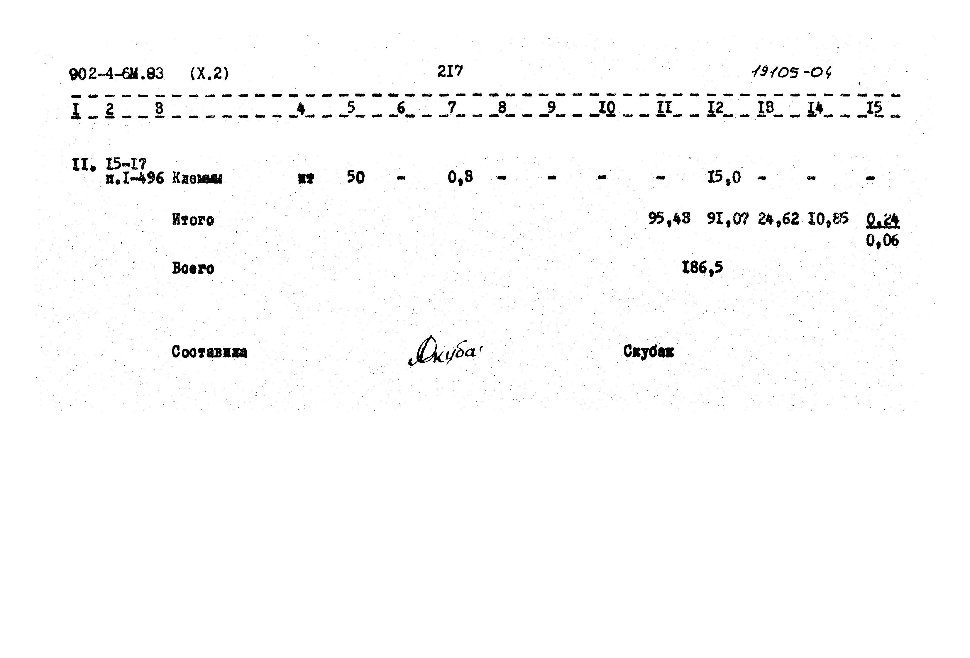 Типовой проект 902-4-6м.83