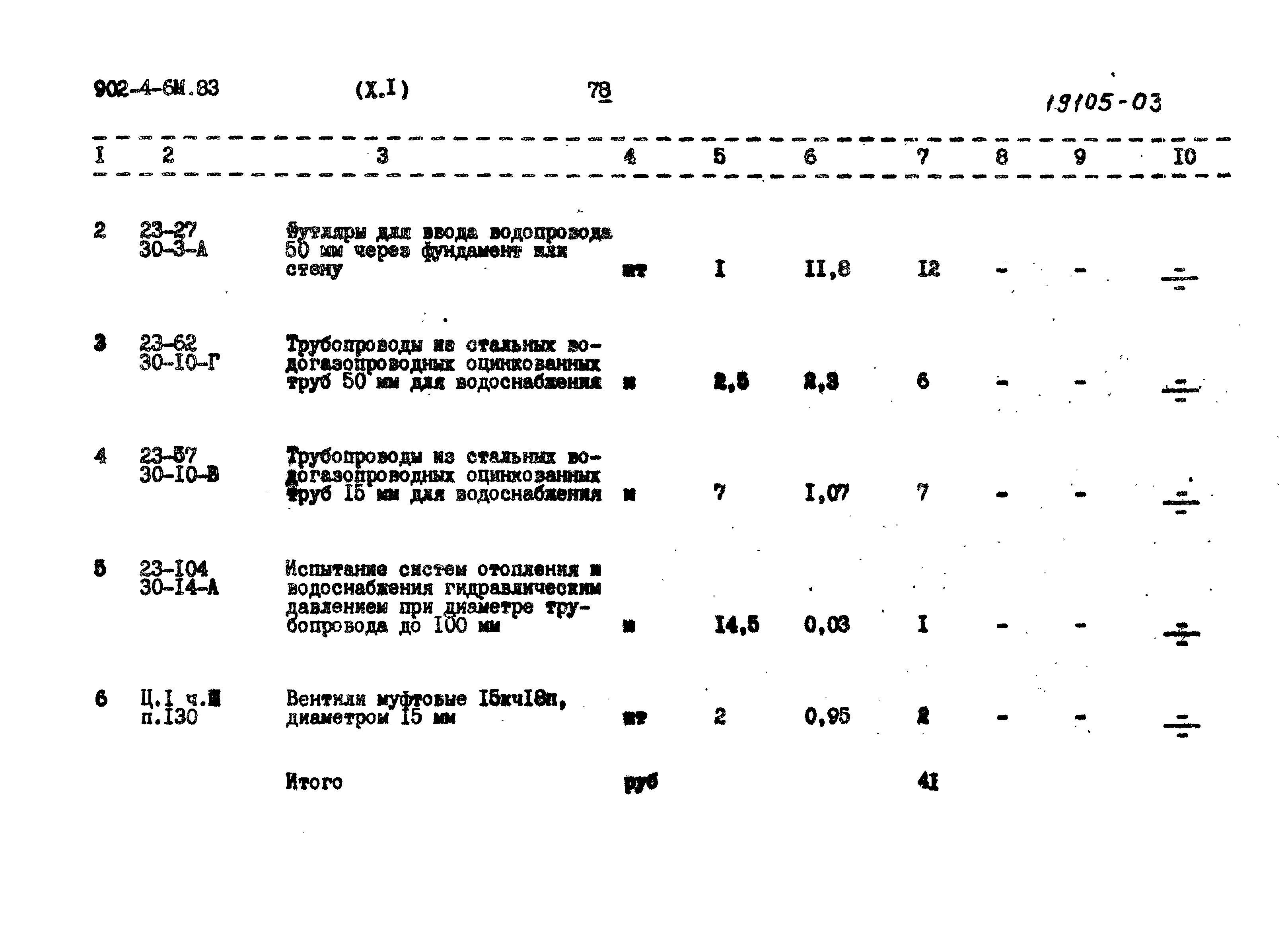 Типовой проект 902-4-6м.83