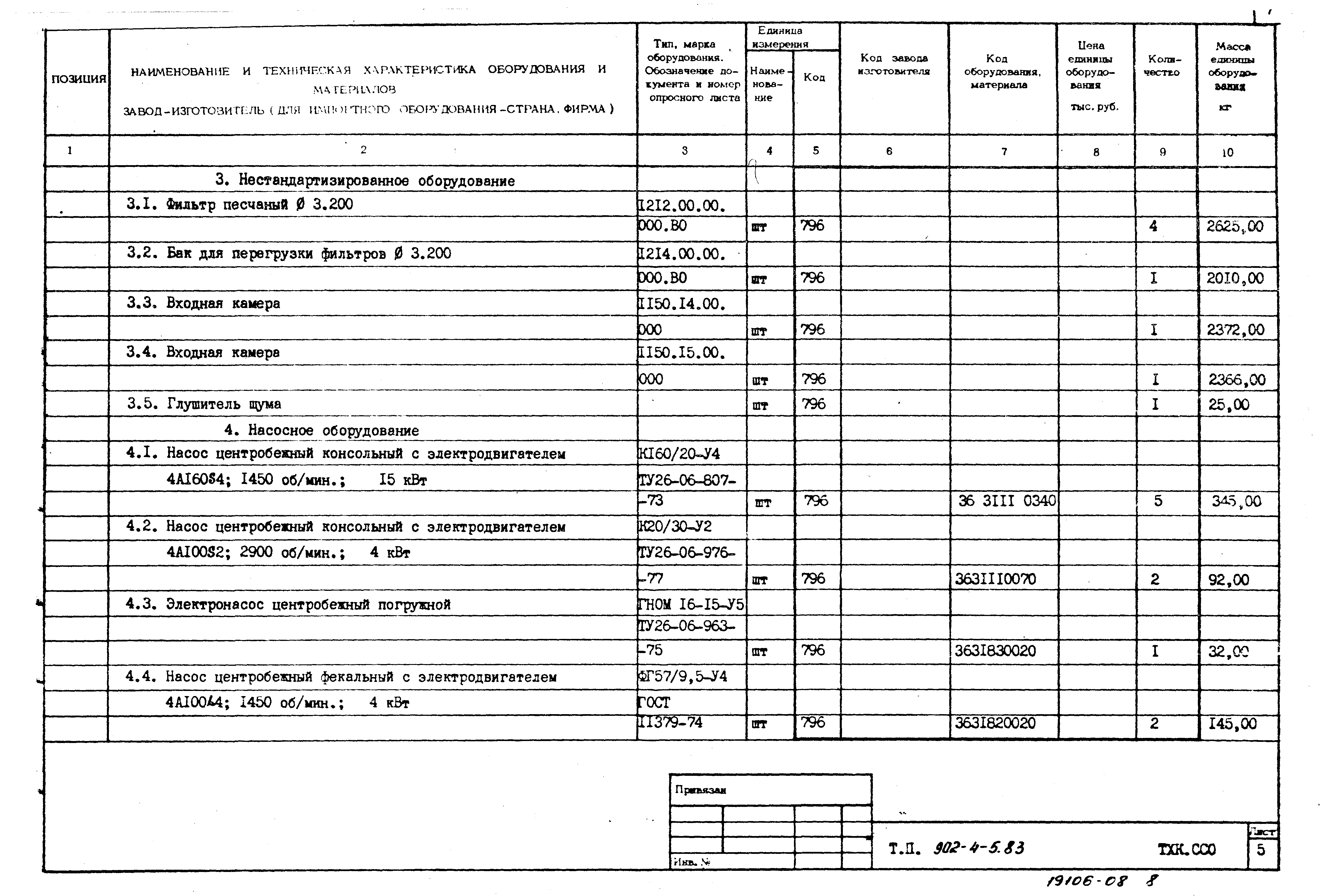 Типовой проект 902-4-6м.83