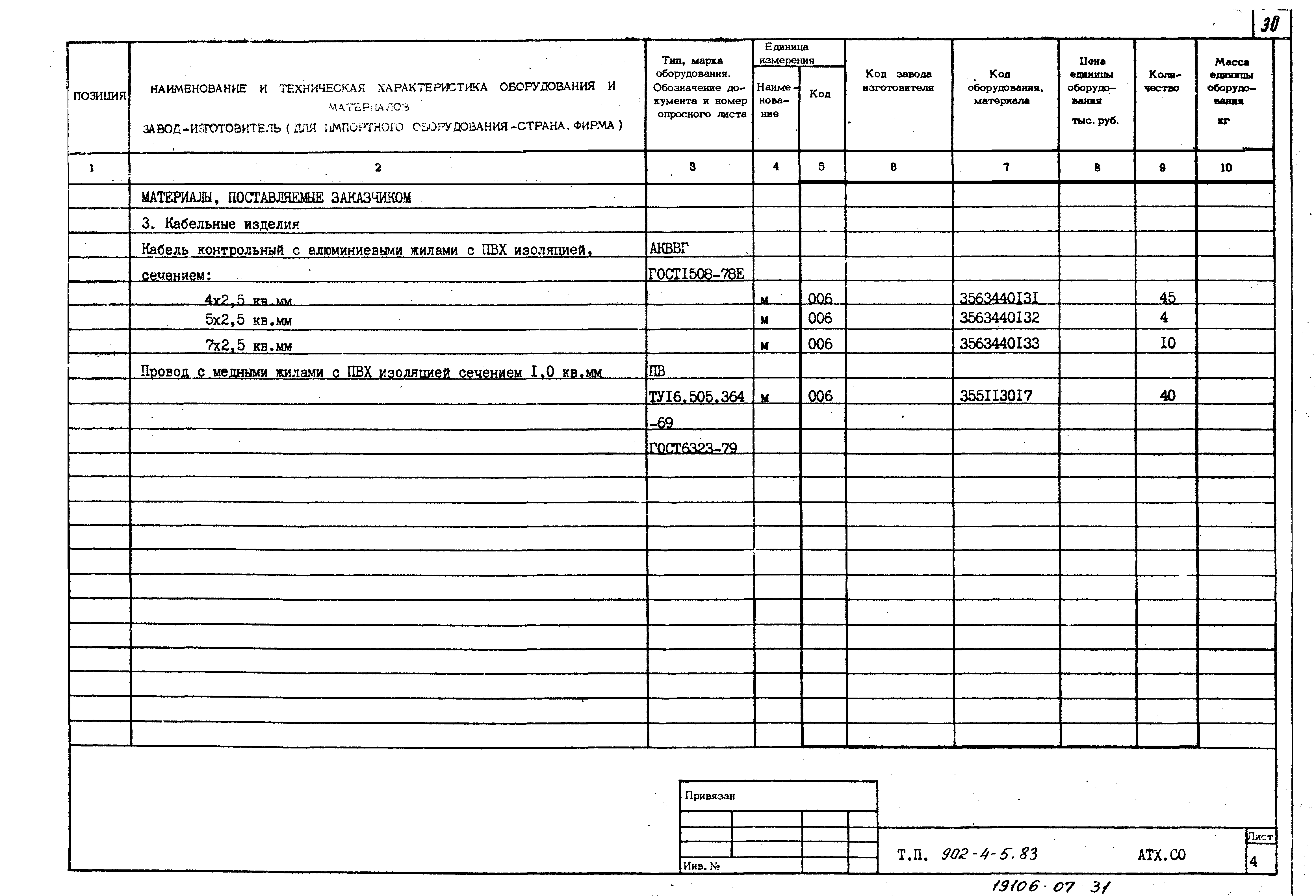 Типовой проект 902-4-6м.83