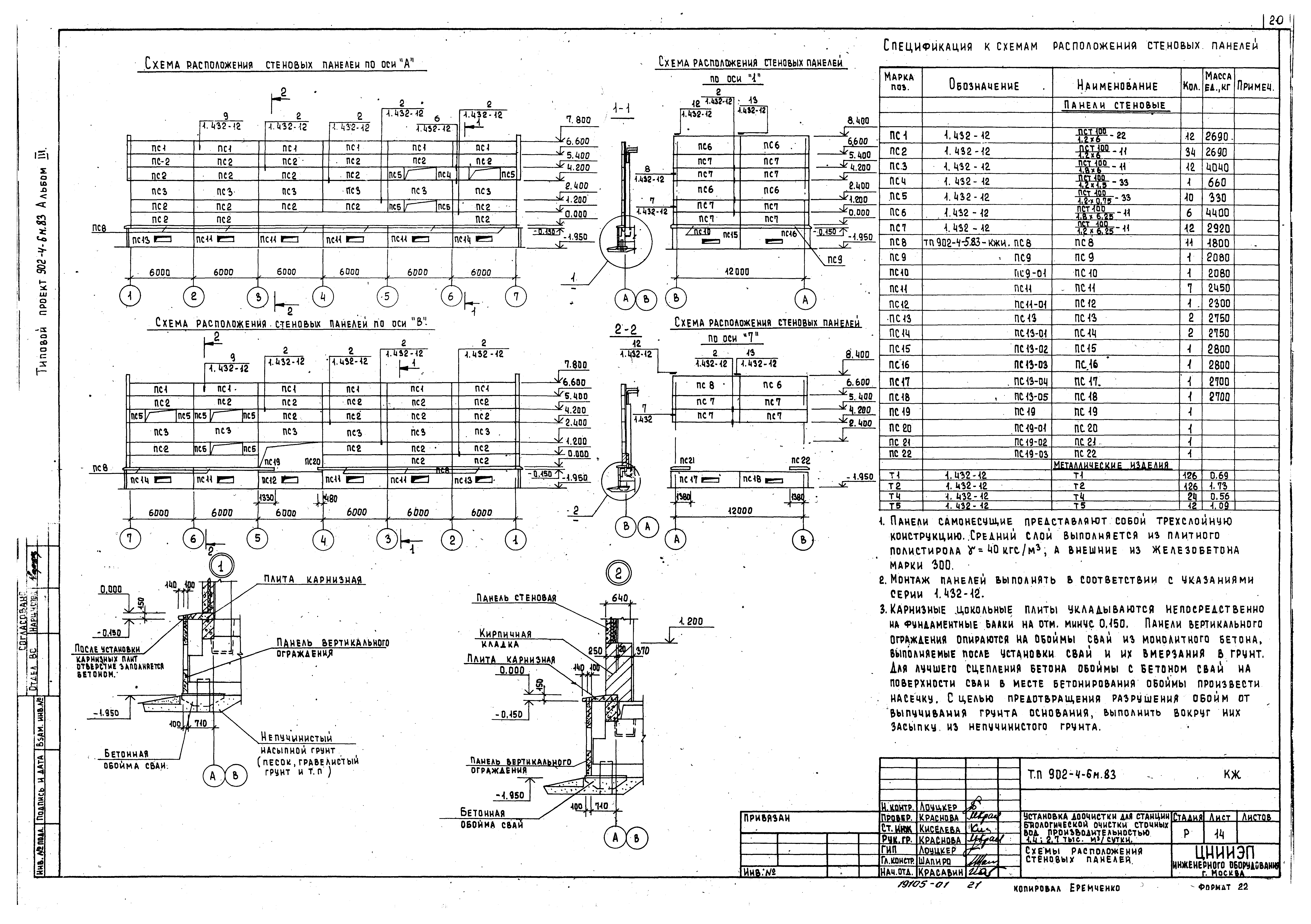 Типовой проект 902-4-6м.83