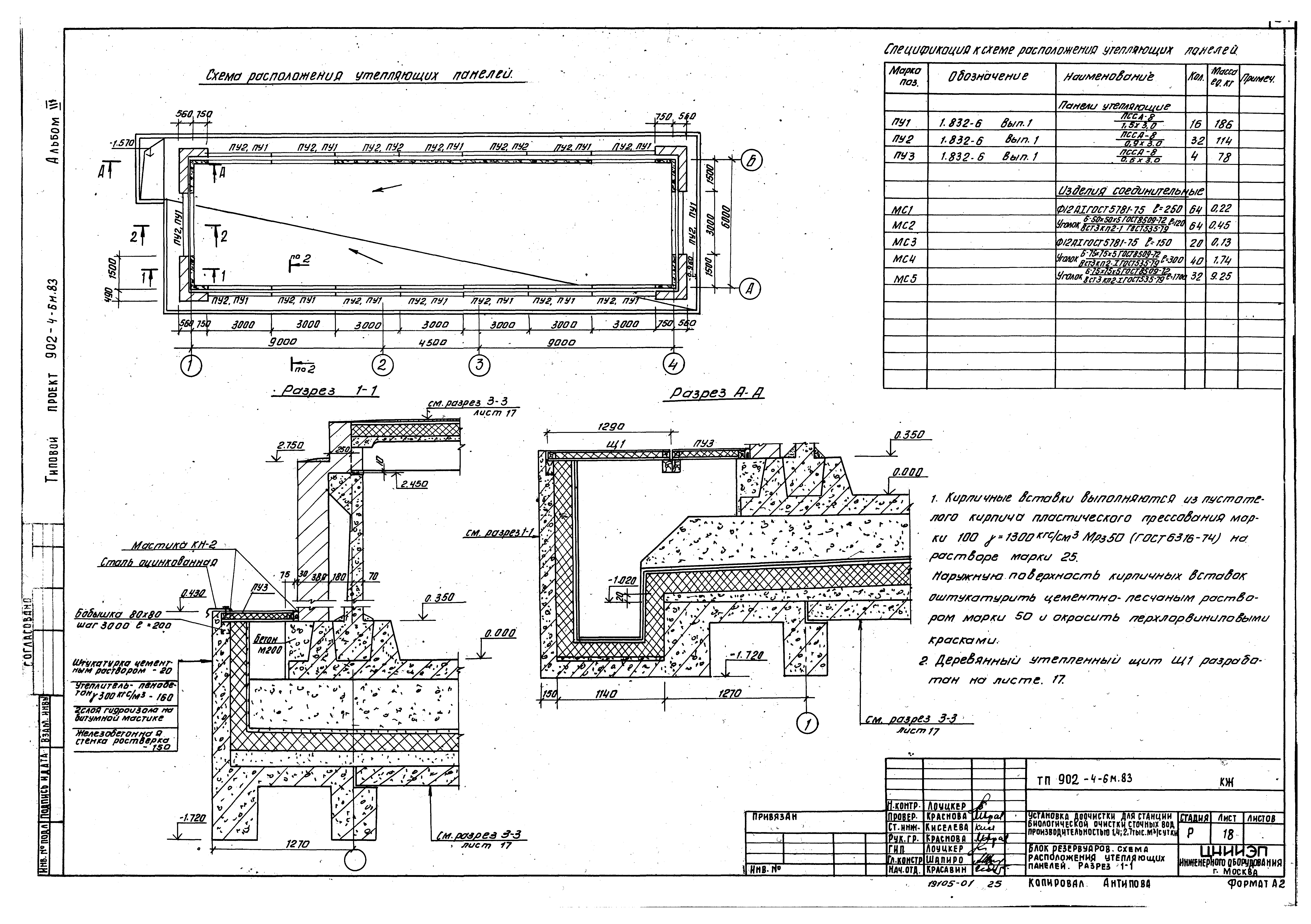 Типовой проект 902-4-6м.83