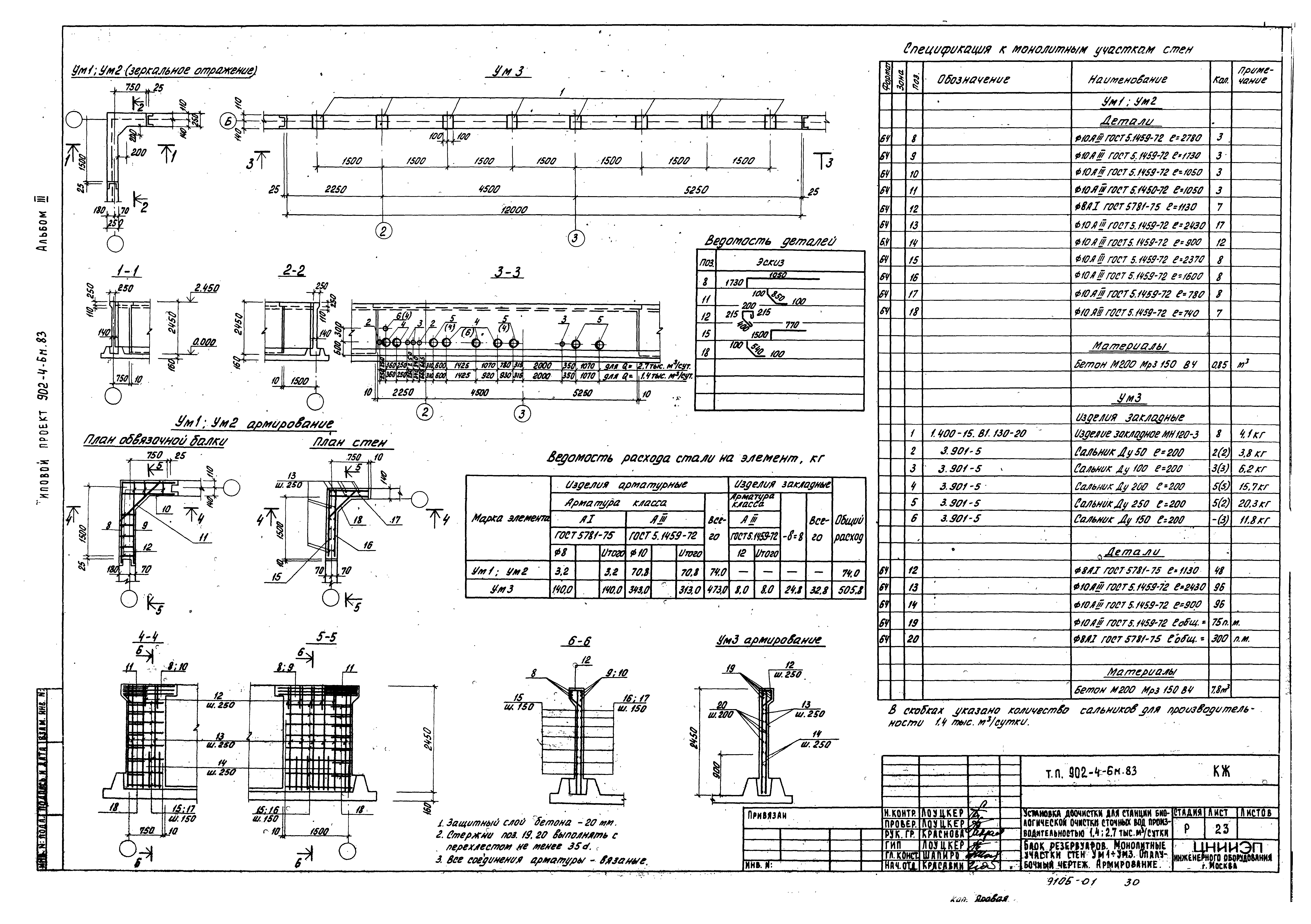 Типовой проект 902-4-6м.83